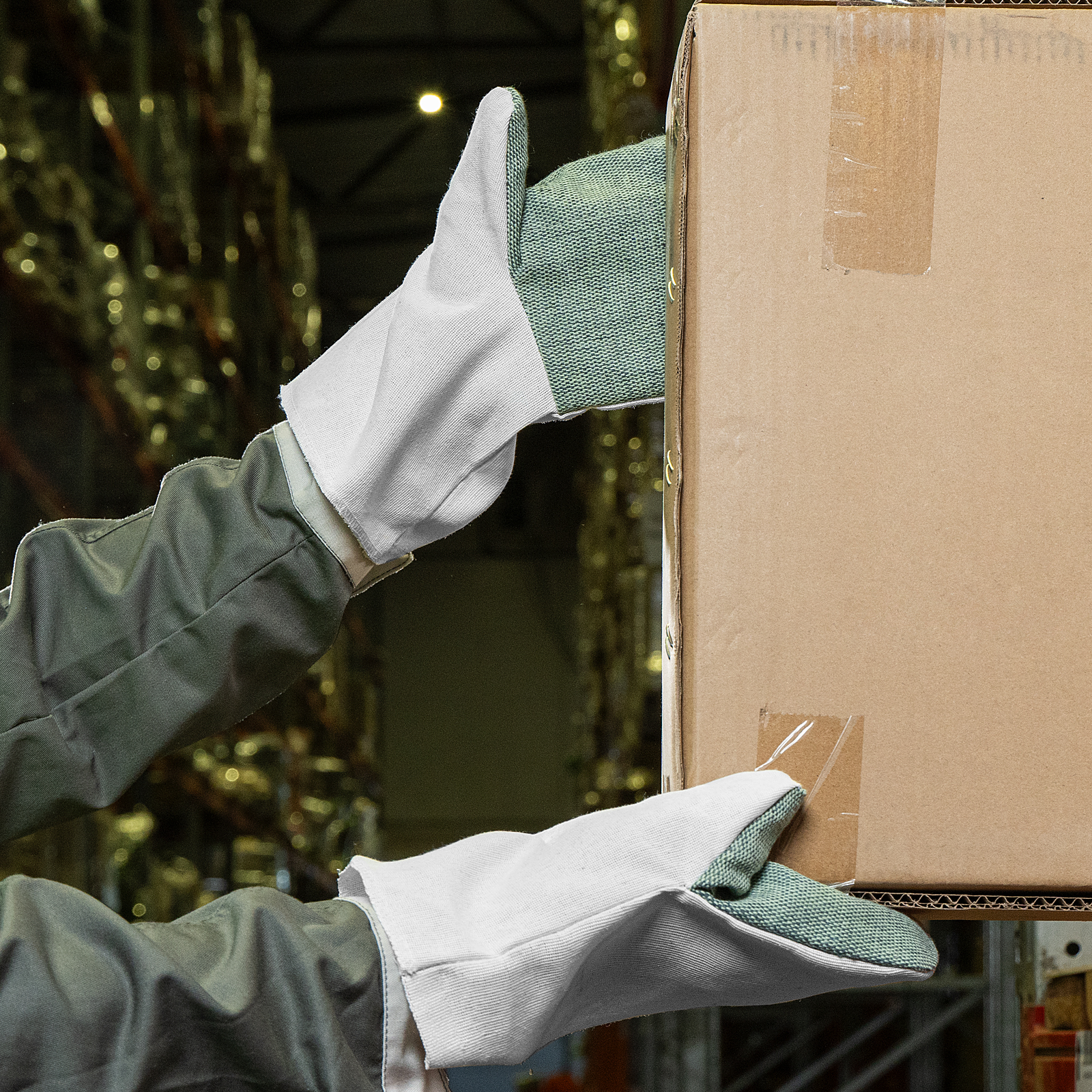 Рукавицы х/б с брезентовым наладонником, 2 размер Сибртех