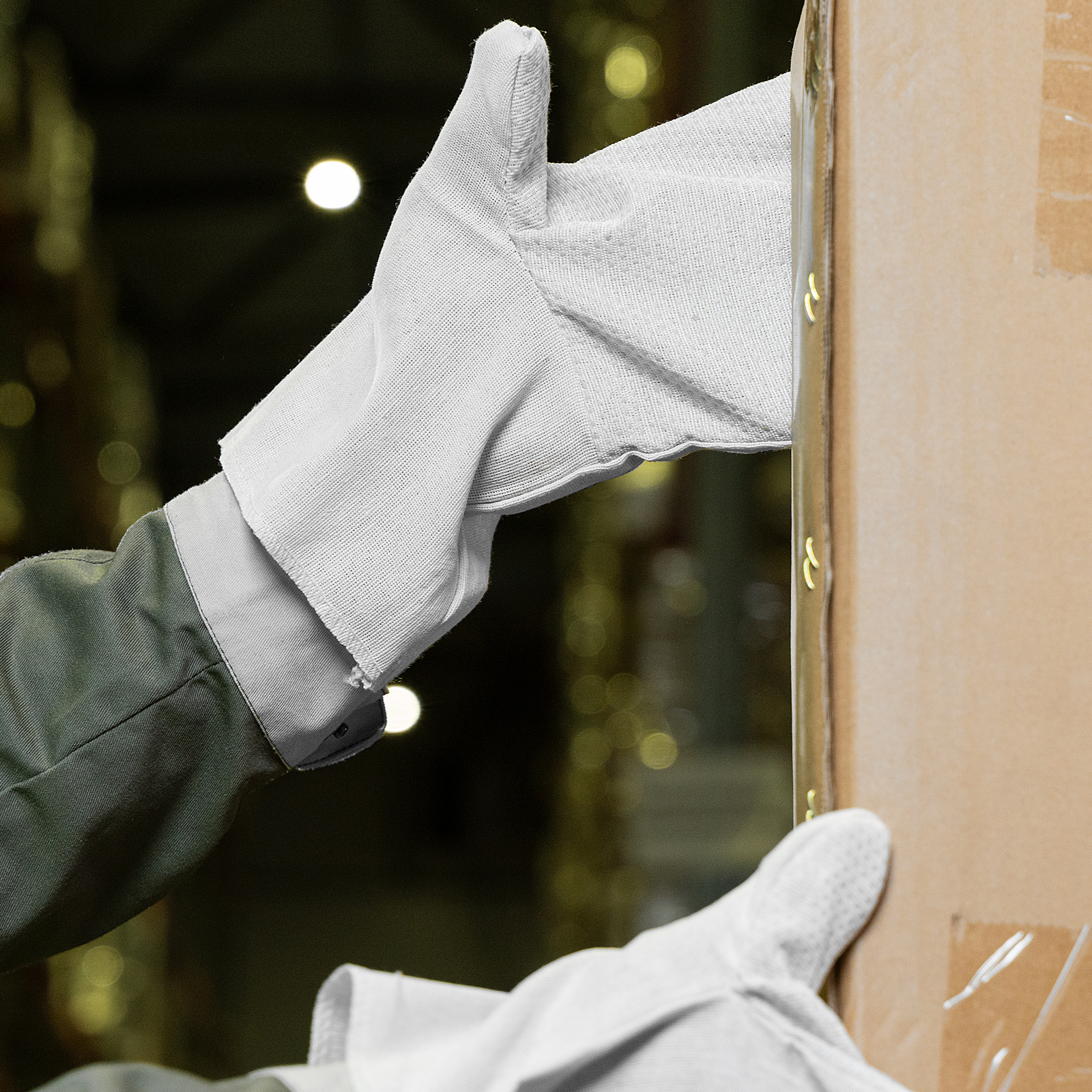 Рукавицы х/б с наладонником из ПВХ, 1 размер Сибртех