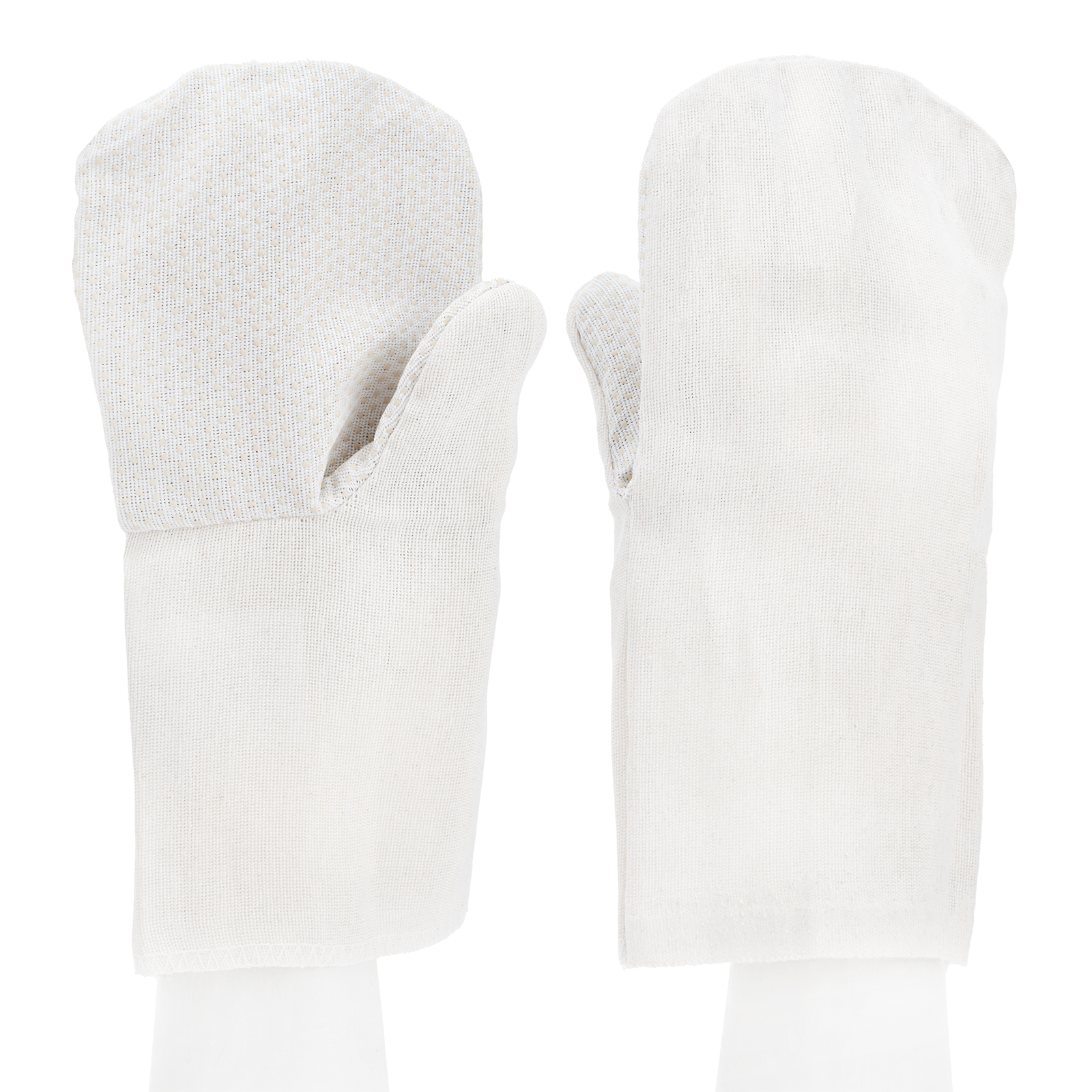 Рукавицы х/б с наладонником из ПВХ, 1 размер Сибртех