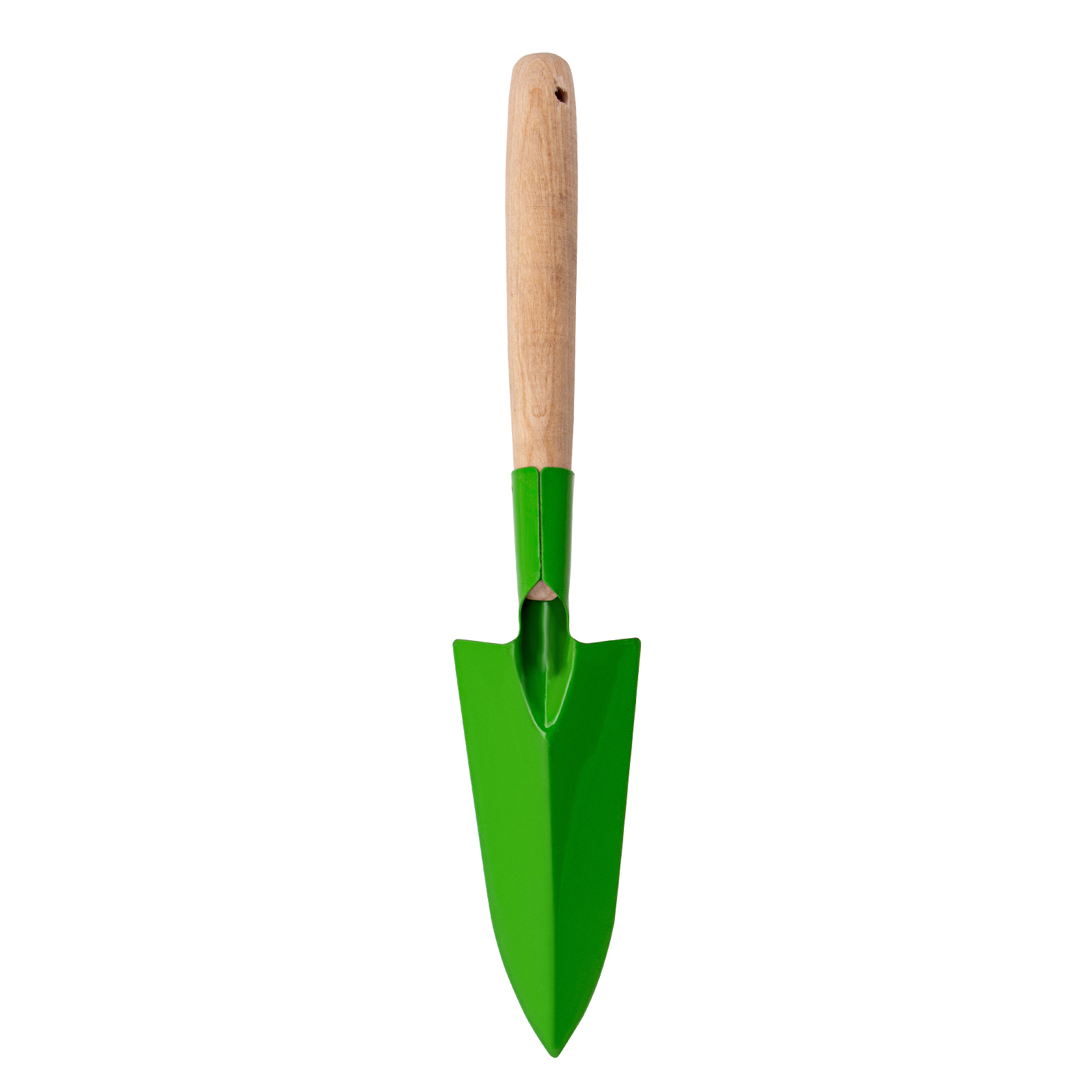 Совок посадочный узкий, 65 х 345 мм, стальной, деревянная рукоятка, Агроном, Сибртех