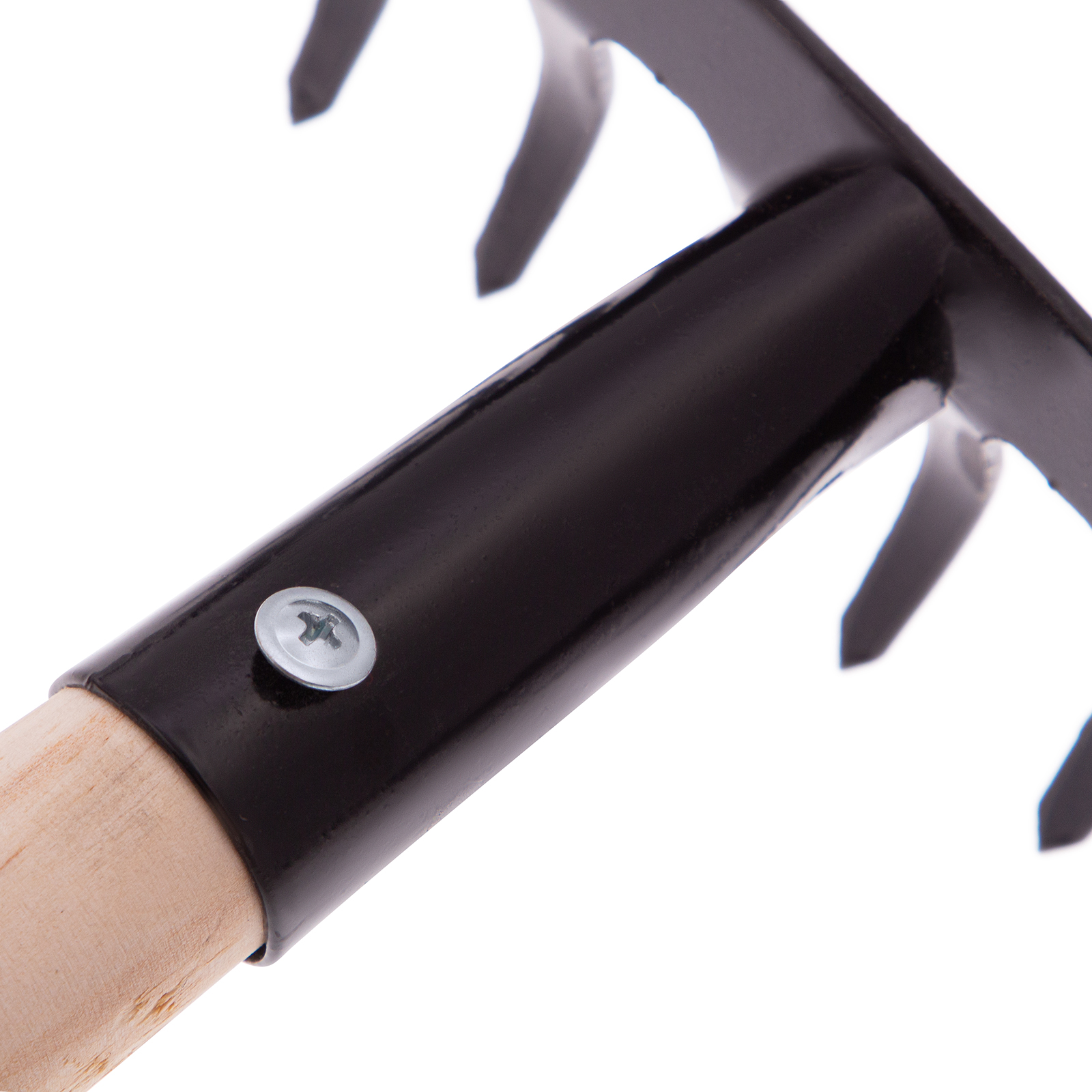 Грабли стальные, 360х1300 мм, 14 прямых зубьев, деревянный черенок, Сибртех