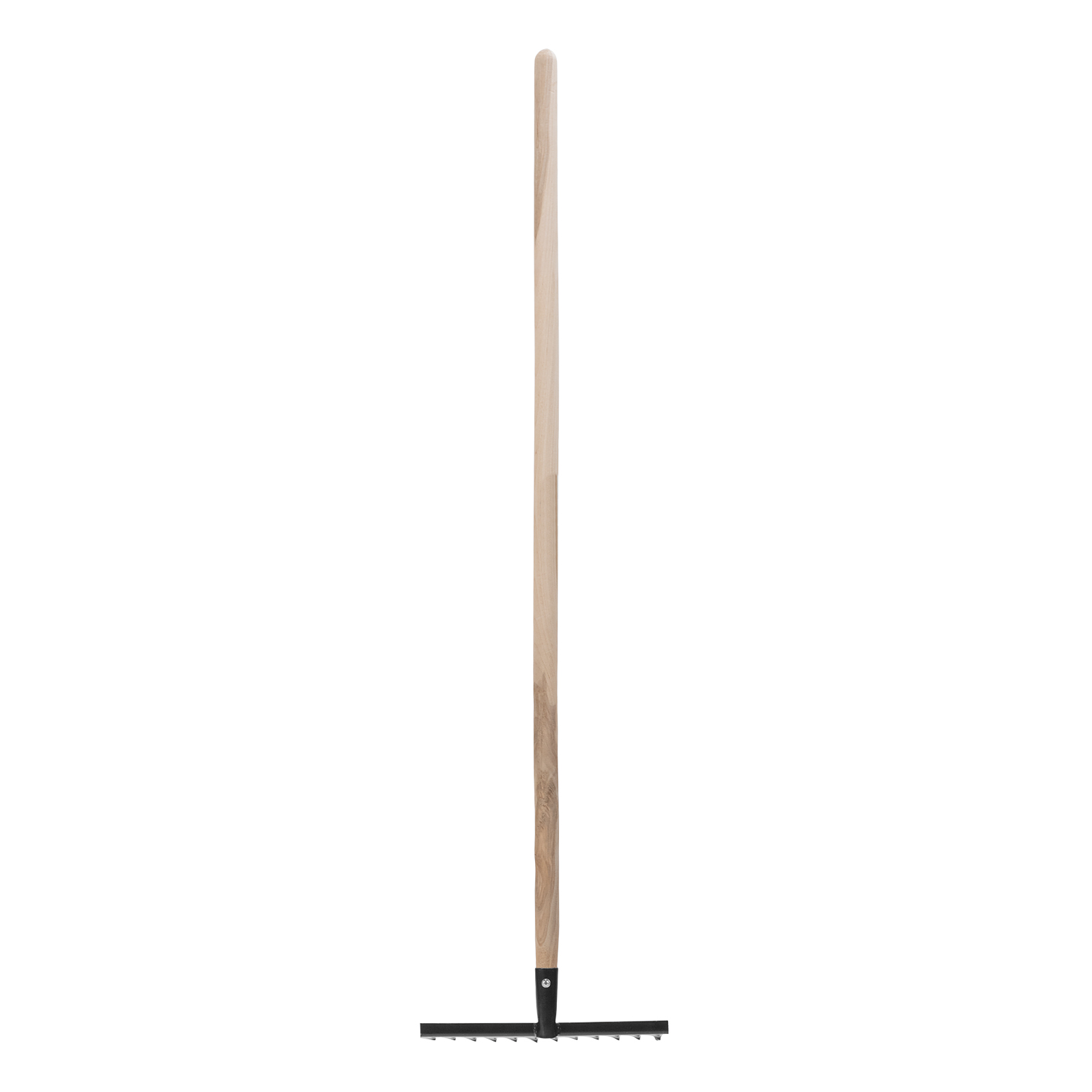 Грабли стальные, 300х1300 мм, 12 витых зубьев, деревянный черенок, Сибртех