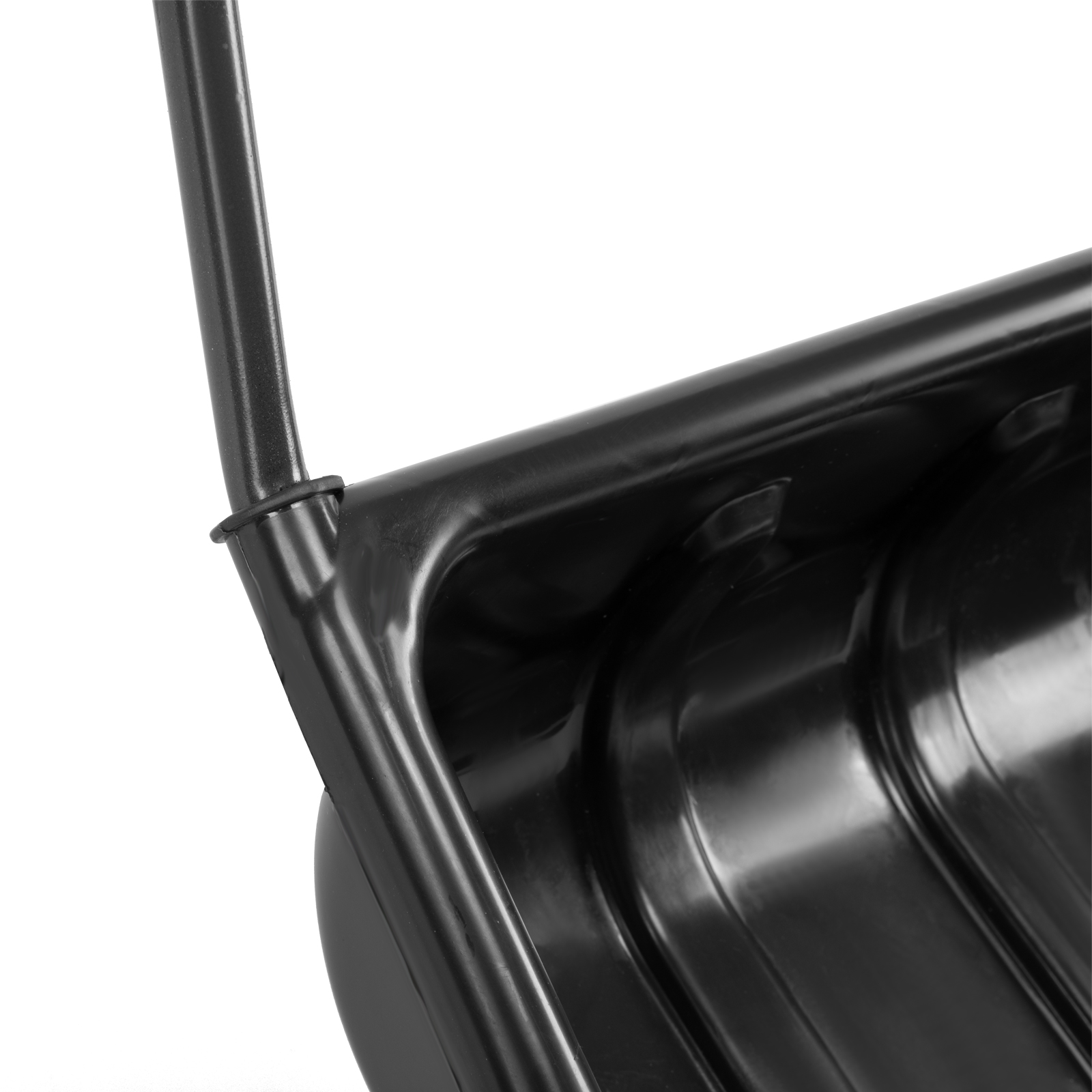 Движок для уборки снега пластиковый, 570 х 470 х 1300 мм, стальная рукоятка, Сибртех