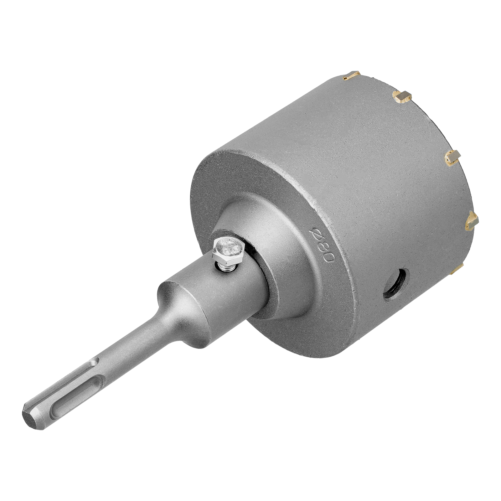 Коронка по бетону в сборе, М22 х 80 мм, SDS Plus Сибртех