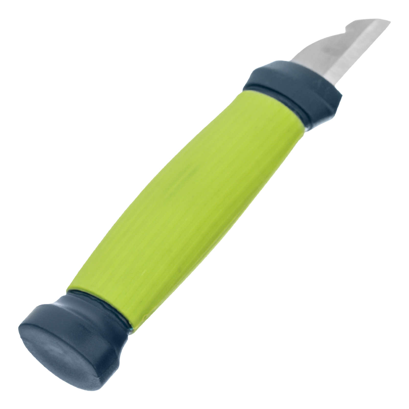 Нож монтажника с чехлом (заточка справа) обрезиненная рукоятка, 154 мм, лезвие 31 мм Сибртех