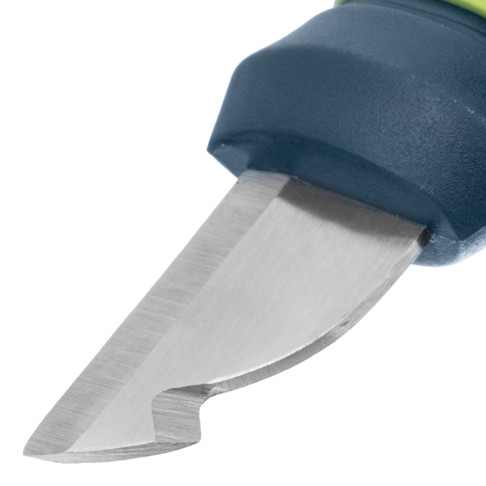 Нож монтажника с чехлом (заточка справа) обрезиненная рукоятка, 154 мм, лезвие 31 мм Сибртех