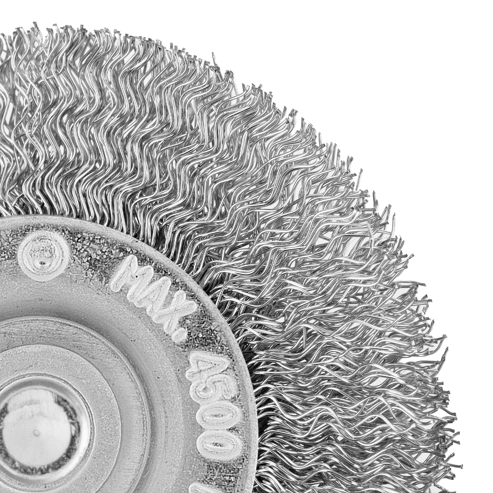 Щетка для дрели, 60 мм, плоская со шпилькой, витая проволока Сибртех