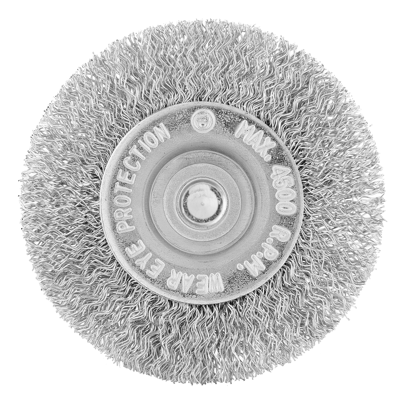 Щетка для дрели, 60 мм, плоская со шпилькой, витая проволока Сибртех