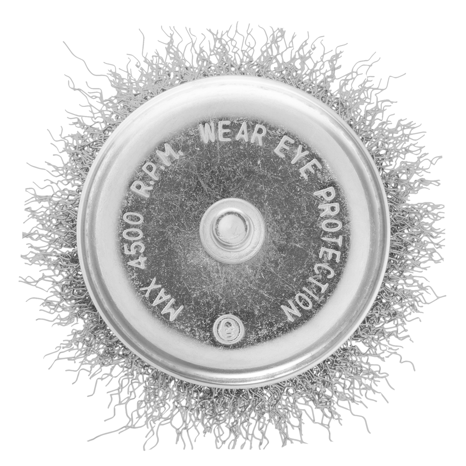 Щетка для дрели, 75 мм, "чашка" со шпилькой, витая проволока Сибртех