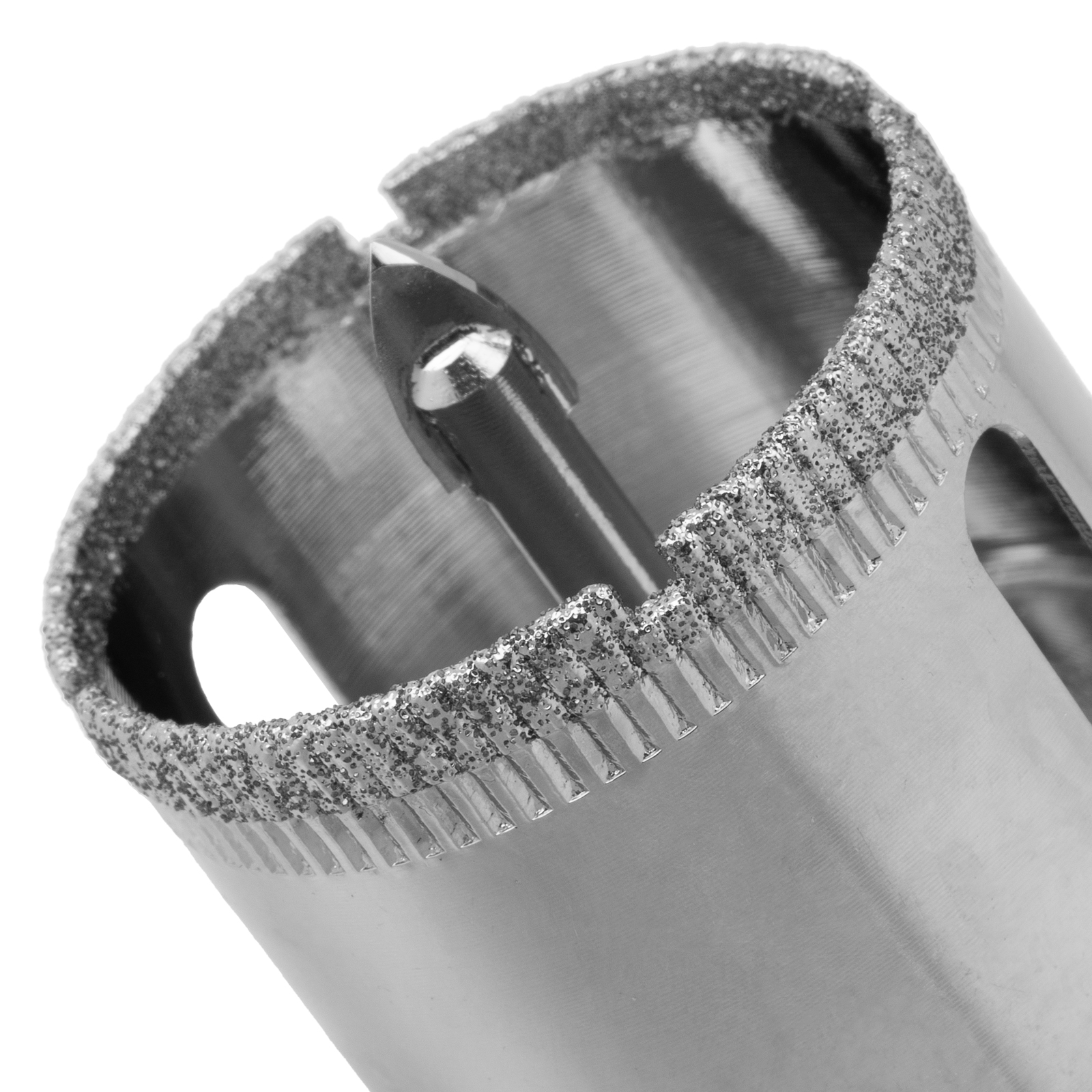 Сверло по керамической плитке и стеклу, 38 х 55 мм, шестигранный хвостовик, с центрующим сверлом Сибртех