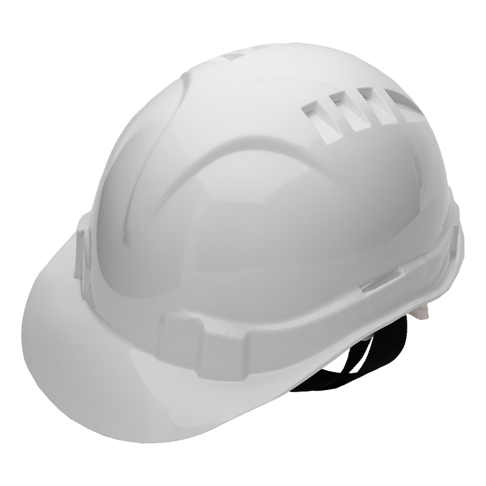 Каска защитная из ударопрочной пластмассы, белая Сибртех