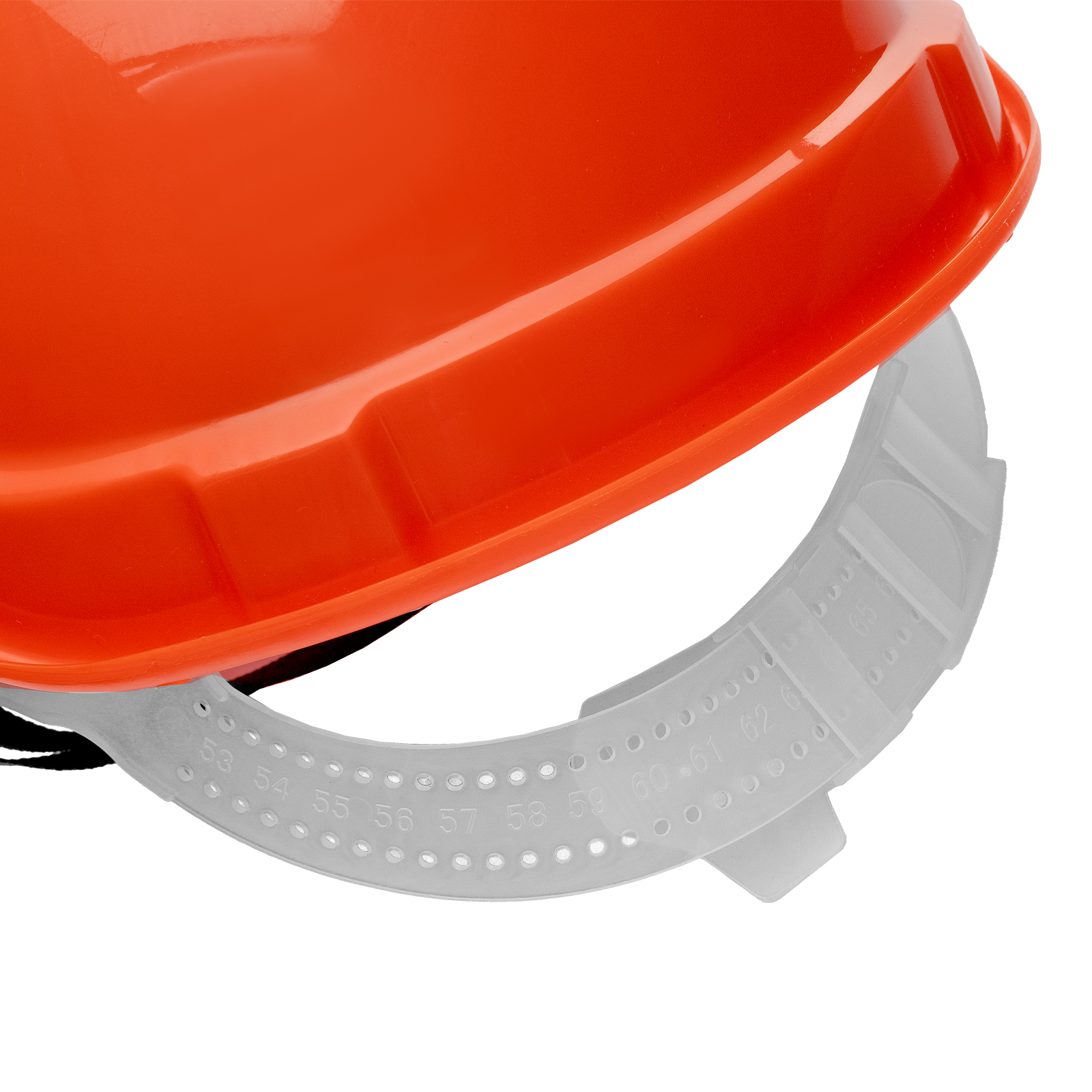 Каска защитная из ударопрочной пластмассы, оранжевая Сибртех