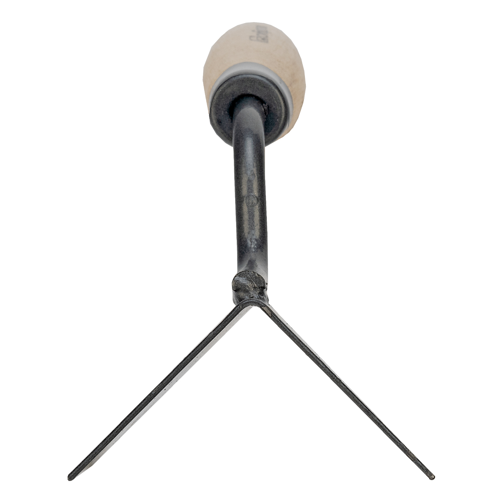 Кельма угловая, 80 х 60 х 60 мм, стальная, для внешних углов, буковая ручка Сибртех