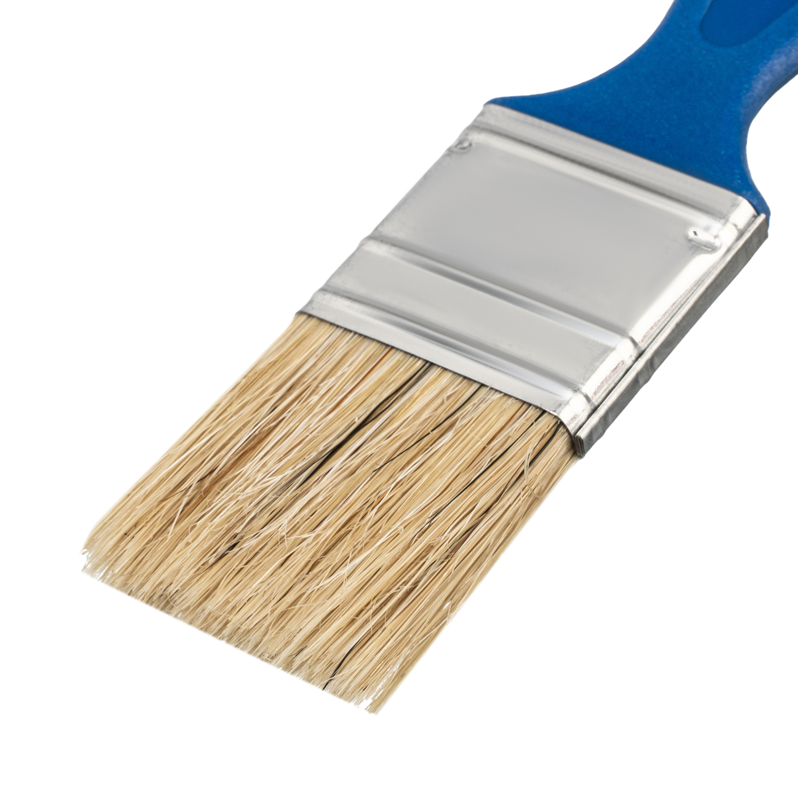 Кисть флейцевая "Эксперт", 35 х 6 мм, натуральная щетина, пластиковая ручка Сибртех