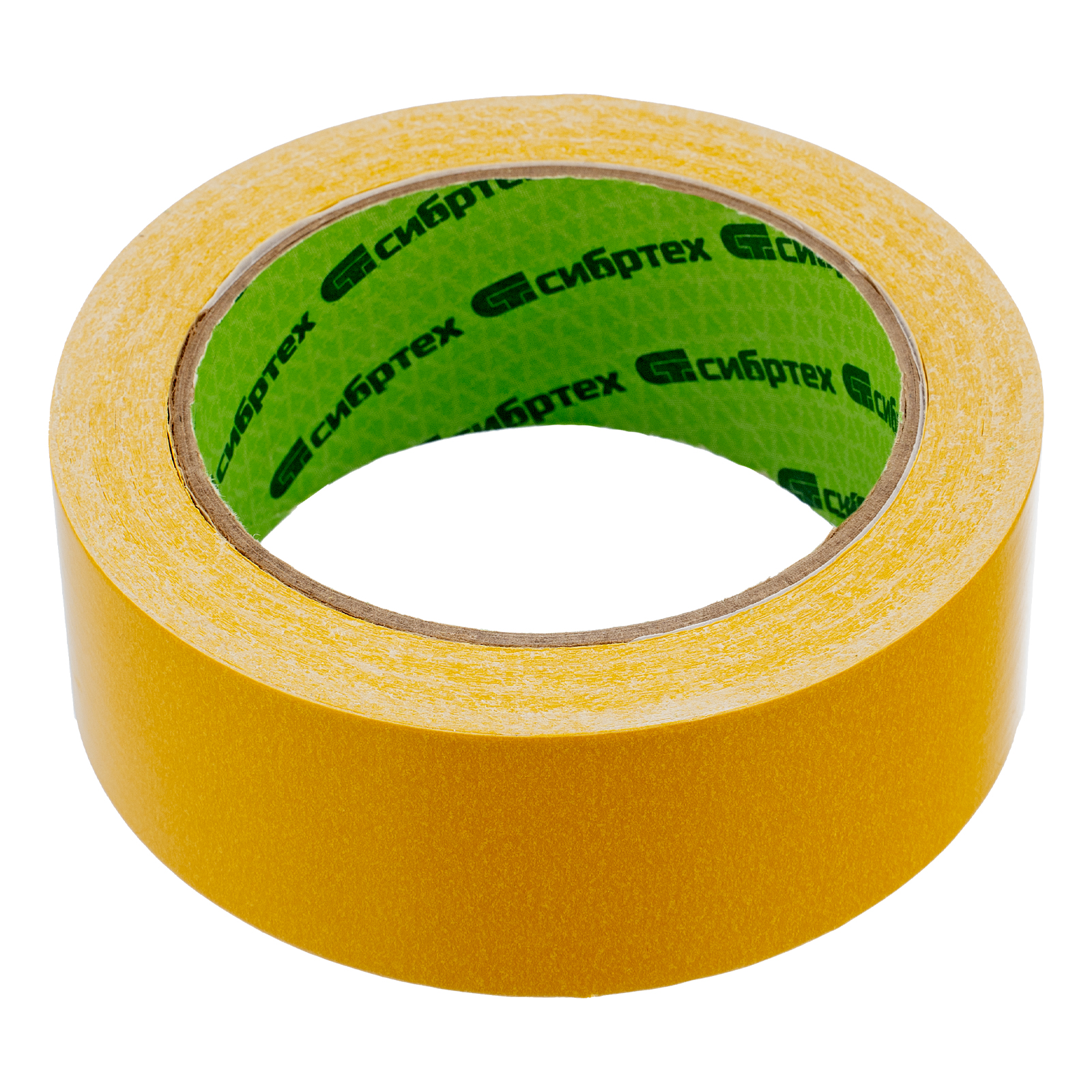 Лента клейкая двусторонняя, 38 мм х 25 м, на полипропиленовой основе Сибртех