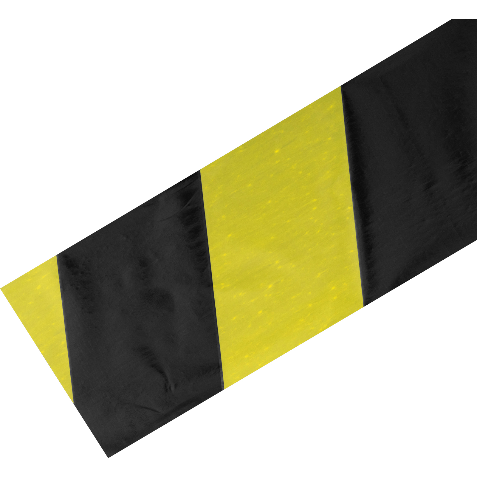 Лента сигнальная, 75 мм х 200 м, черно-желтая Сибртех