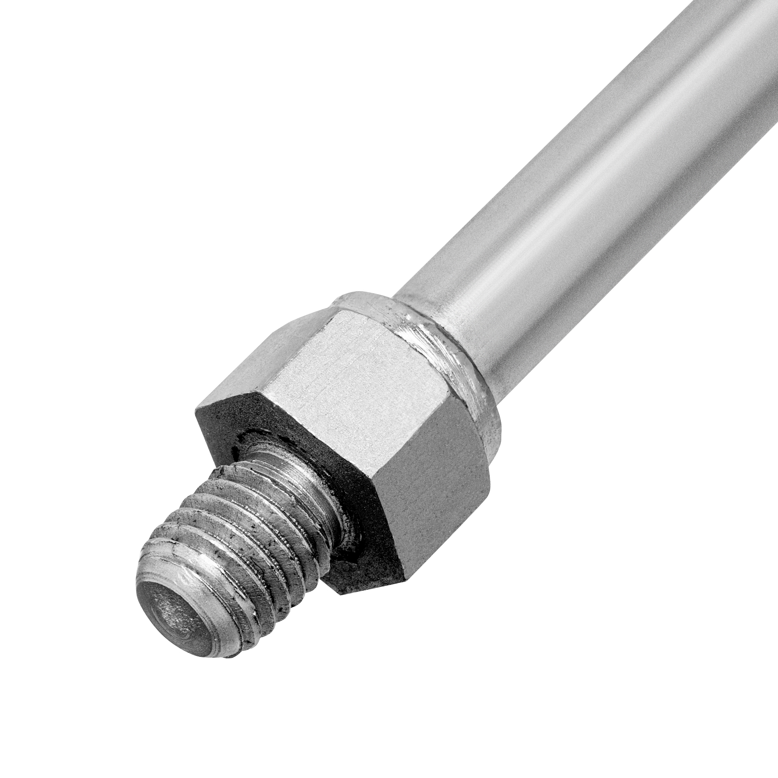 Насадка для миксера, для легких растворов, 160 х 590 мм, оцинкованная, хвостовик резьба М14 Сибртех