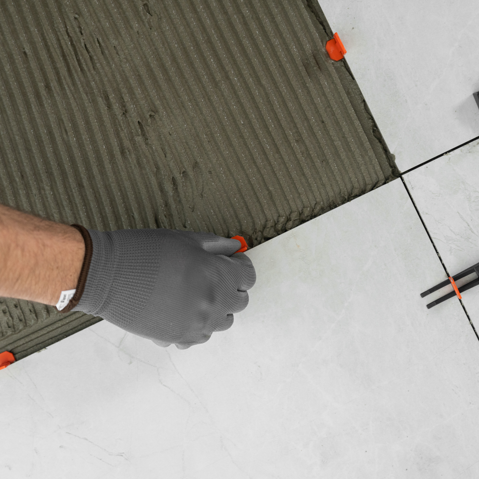 Система выравнивания плитки СВП - зажим 500 шт Сибртех