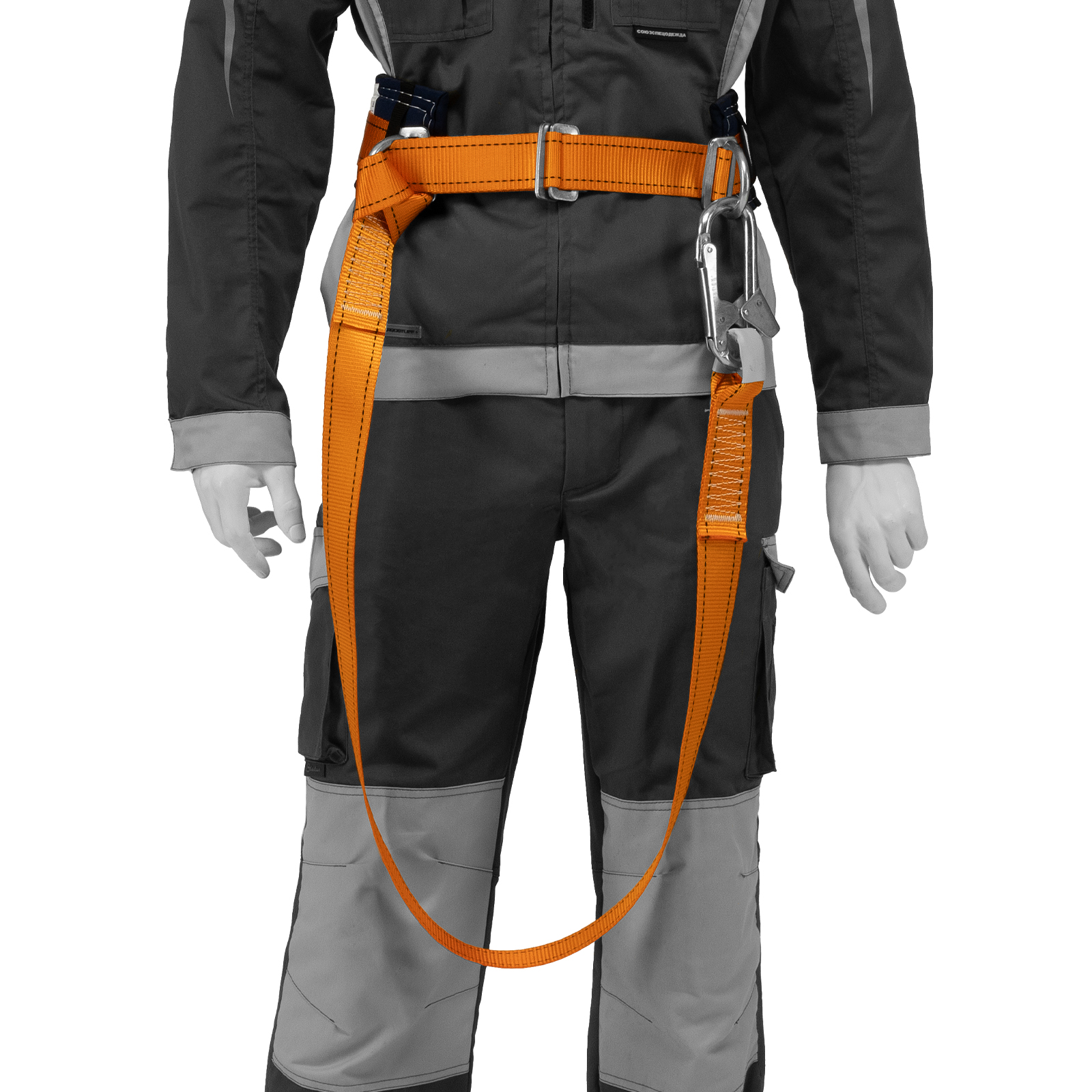 Удерживающая привязь УП I, безлямочная, А-строп из синтетической ленты Сибртех