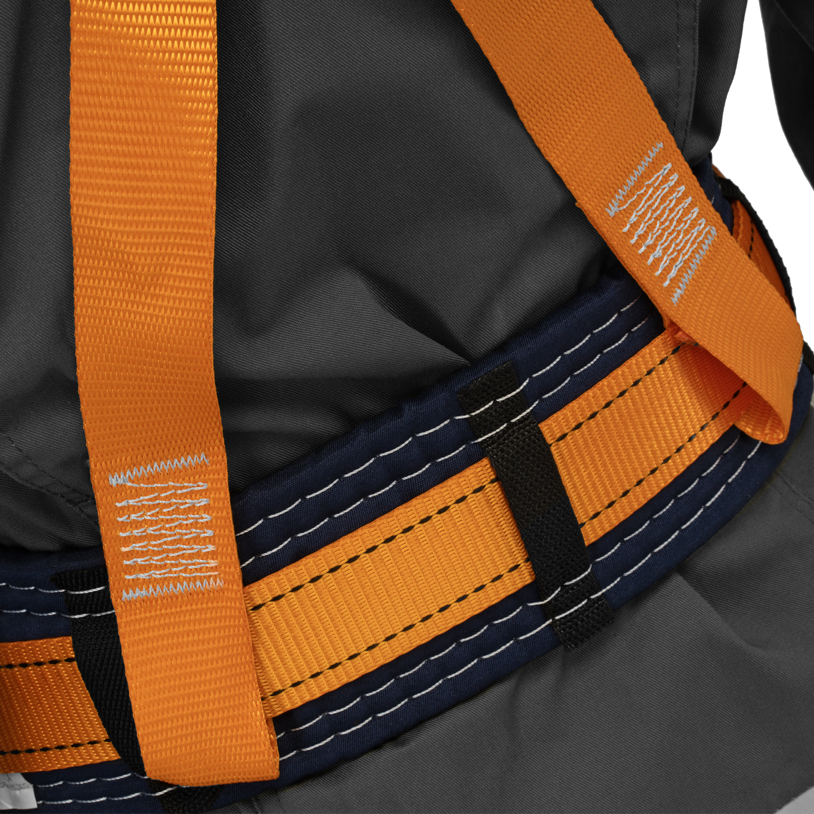 Удерживающая привязь УП IIД, с наплечными лямками, А-строп из синтетической ленты Сибртех