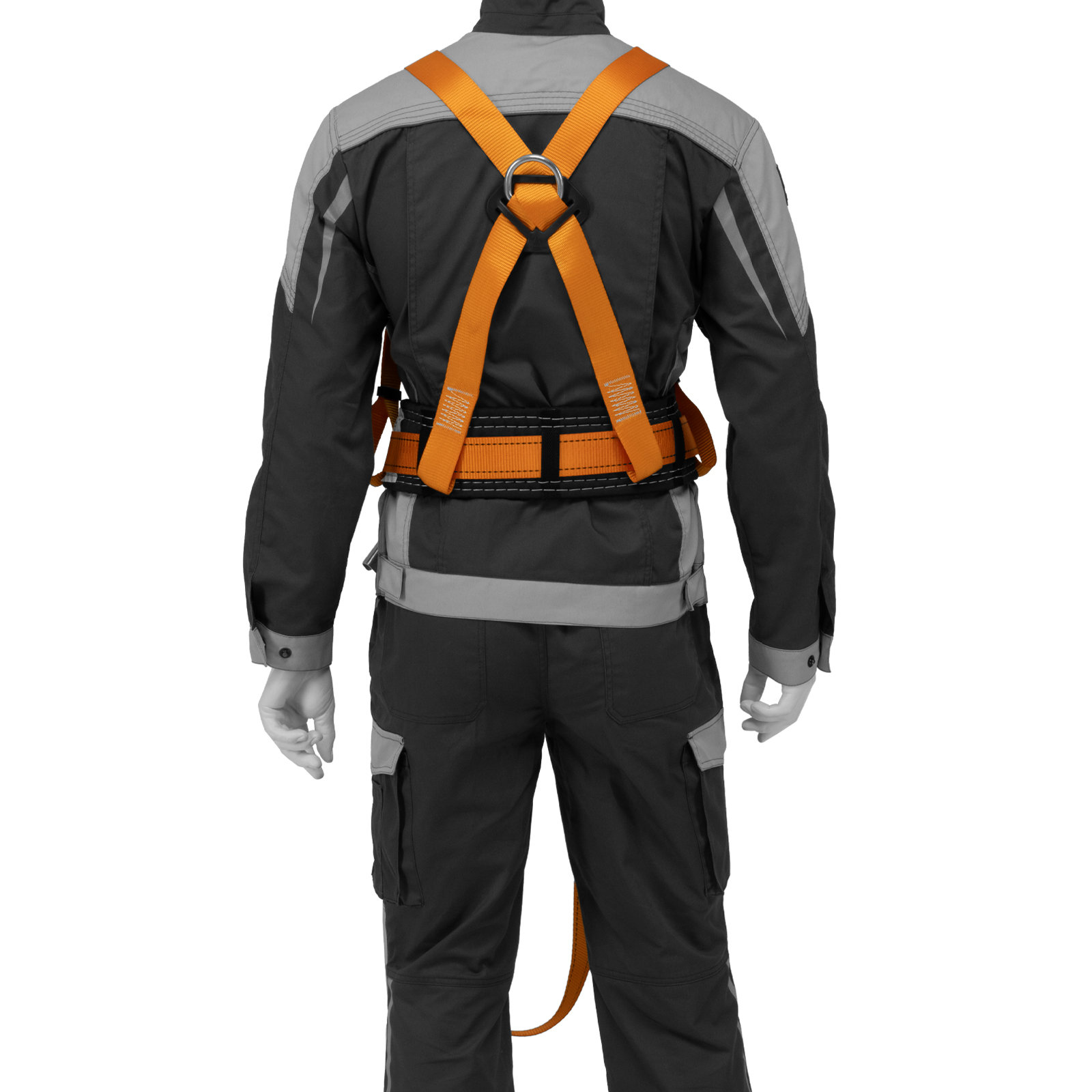 Удерживающая привязь УП IIД, с наплечными лямками, А-строп из синтетической ленты Сибртех