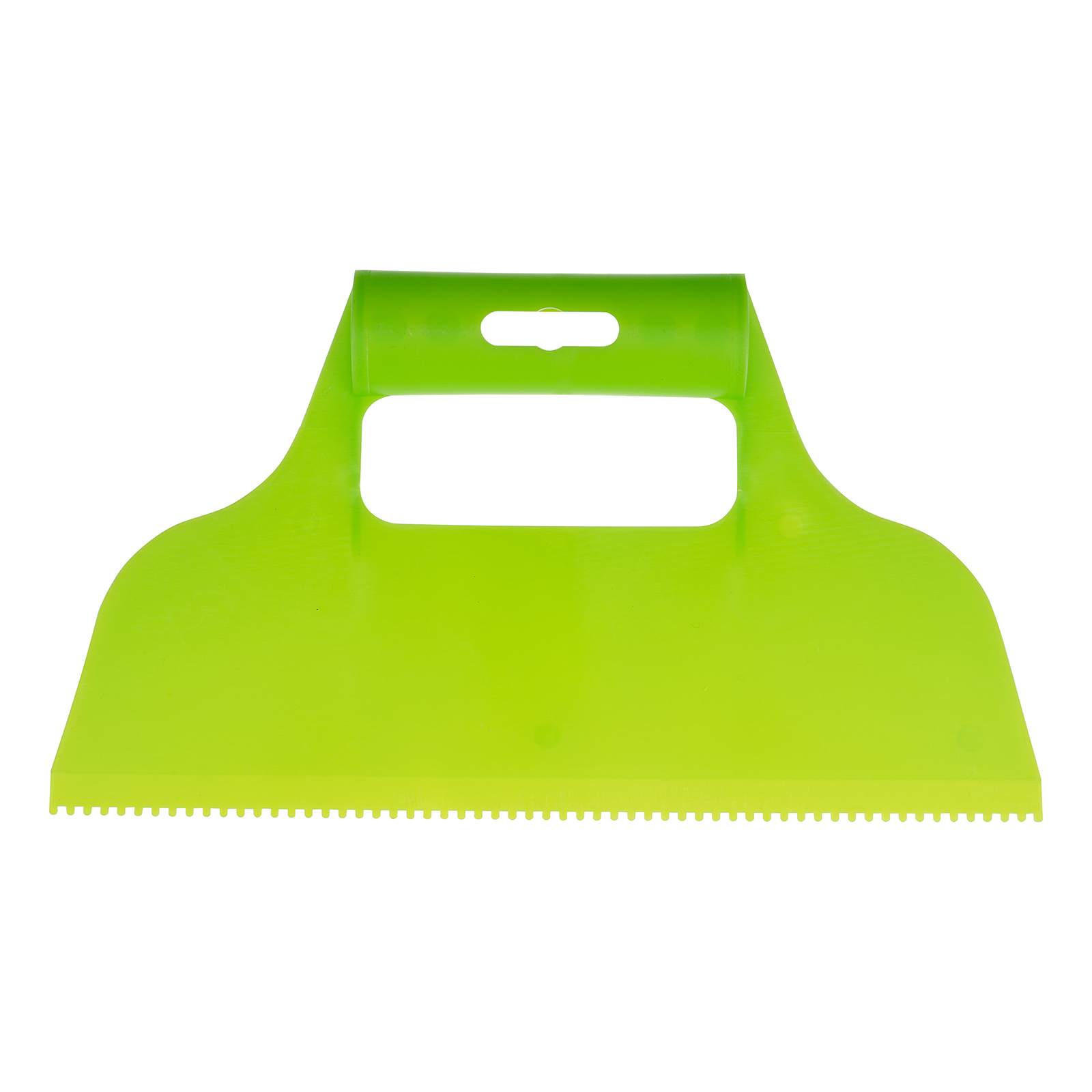 Шпатель для клея, пластмассовый, зубчатый 2 х 2 мм Сибртех