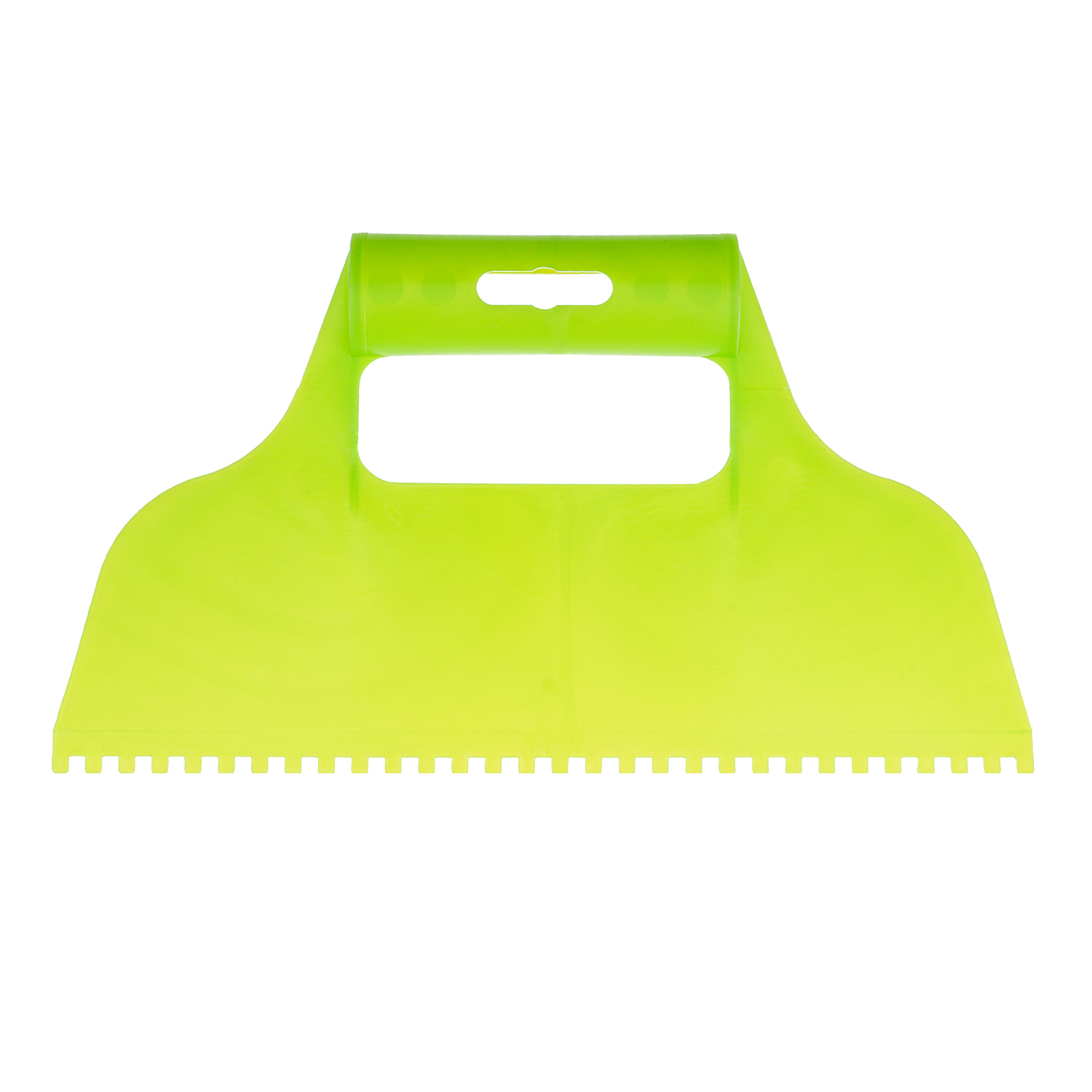 Шпатель для клея, пластмассовый, зубчатый 4 х 4 мм Сибртех