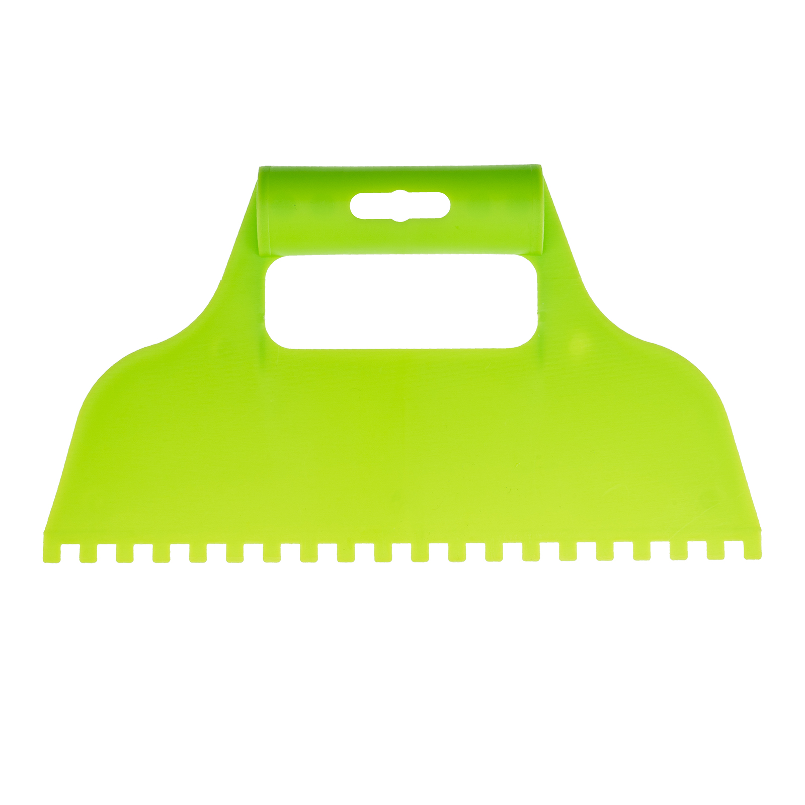 Шпатель для клея, пластмассовый, зубчатый 6 х 6 мм Сибртех