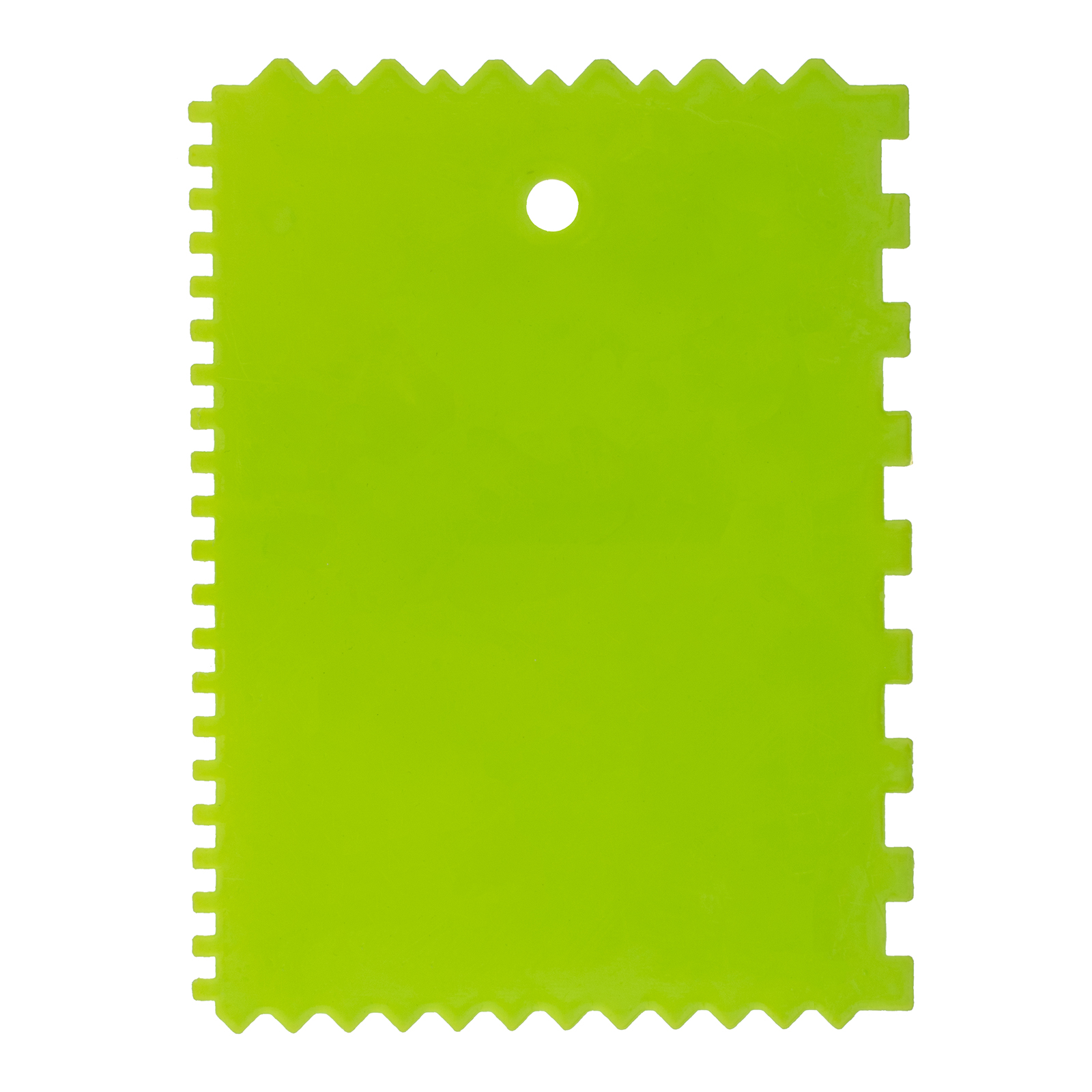 Шпатель для клея, пластмассовый, 130 х 170 мм, зубчатый Сибртех