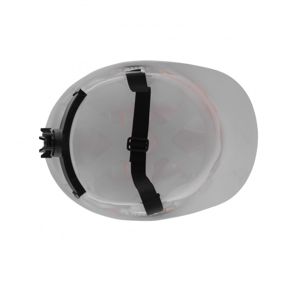 Каска защитная с храповым механизмом, Европласт, белая Сибртех