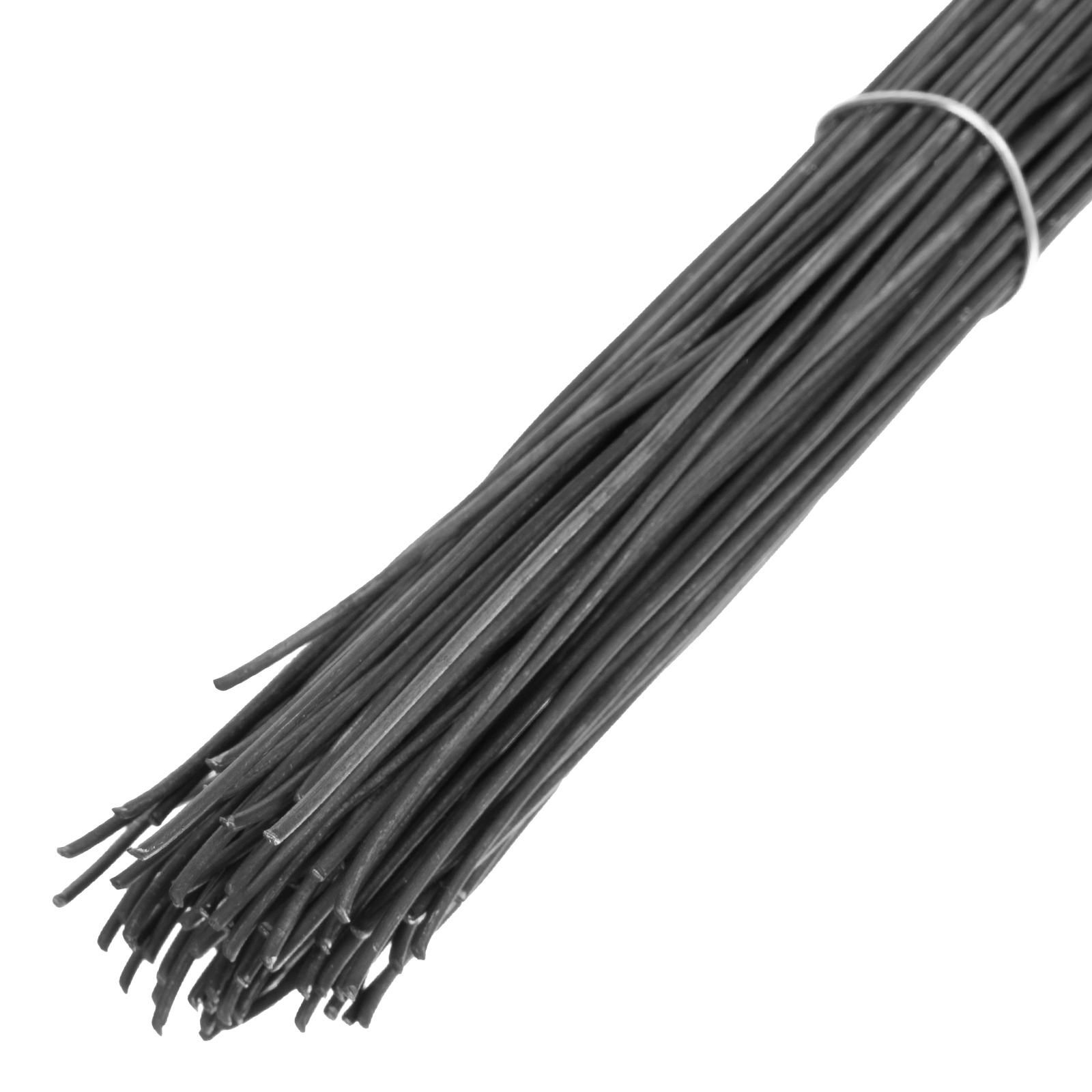 Проволока стальная в прутках 400 мм х 100 шт, вязальная, термообработанная 1.2 мм Сибртех