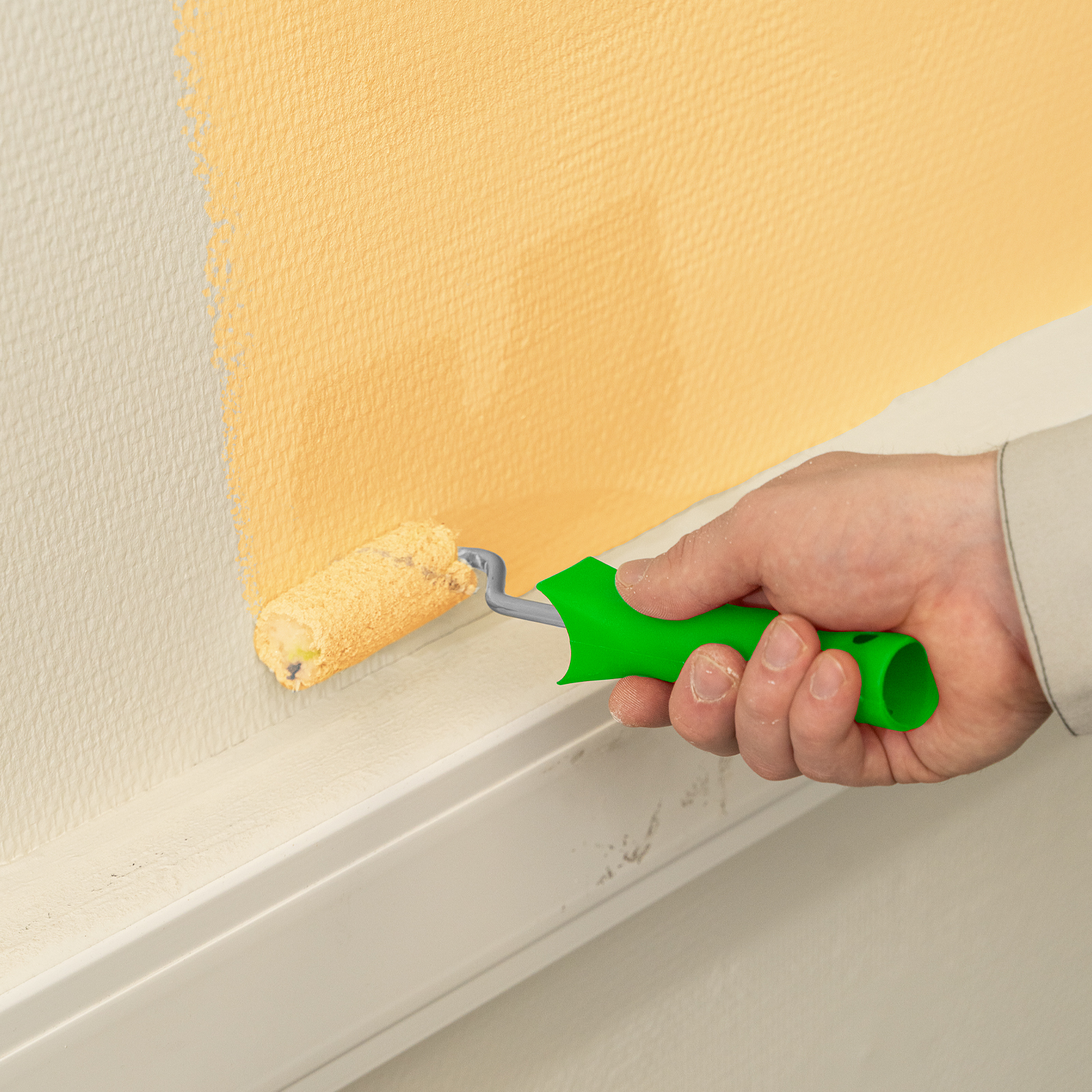 Мини-валик сменный "Водные краски", 60 мм, ворс 12 мм, D 16 мм, D ручки 6 мм, полиэстер Сибртех