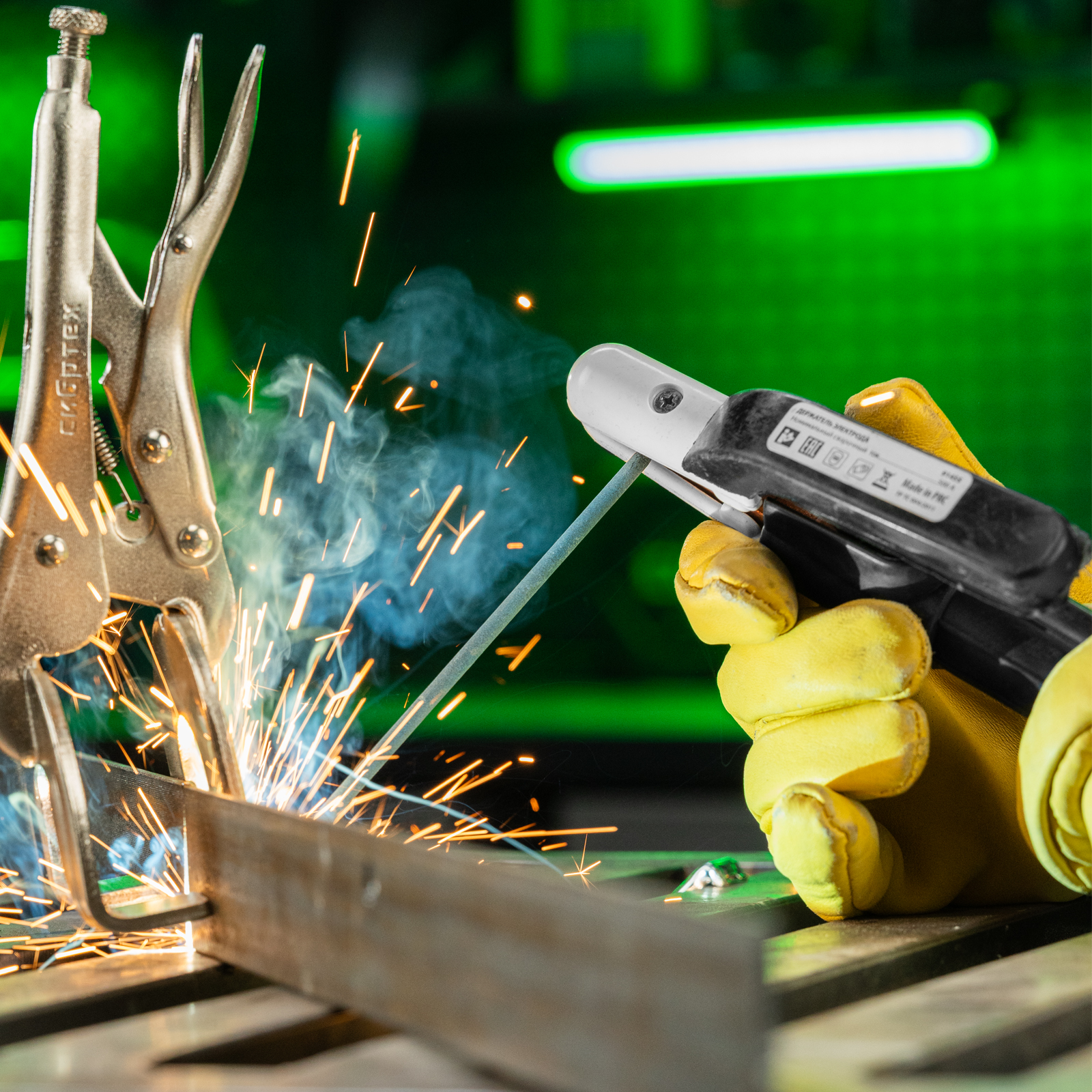 Держатель электродов, 500 А Сибртех