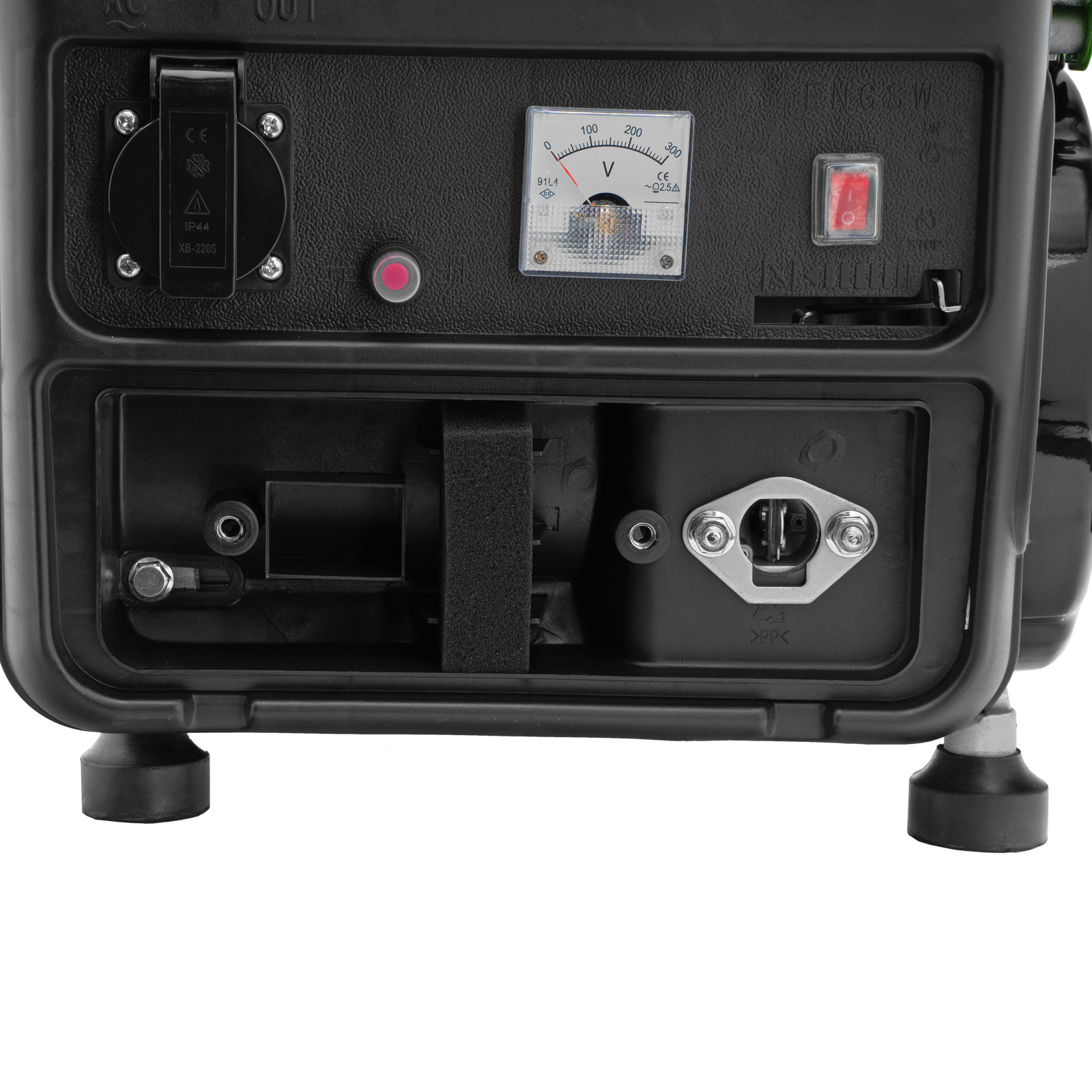 Генератор бензиновый БС-950, 0.8 кВт, 230 В, 2-х тактный, 4 л, ручной стартер Сибртех