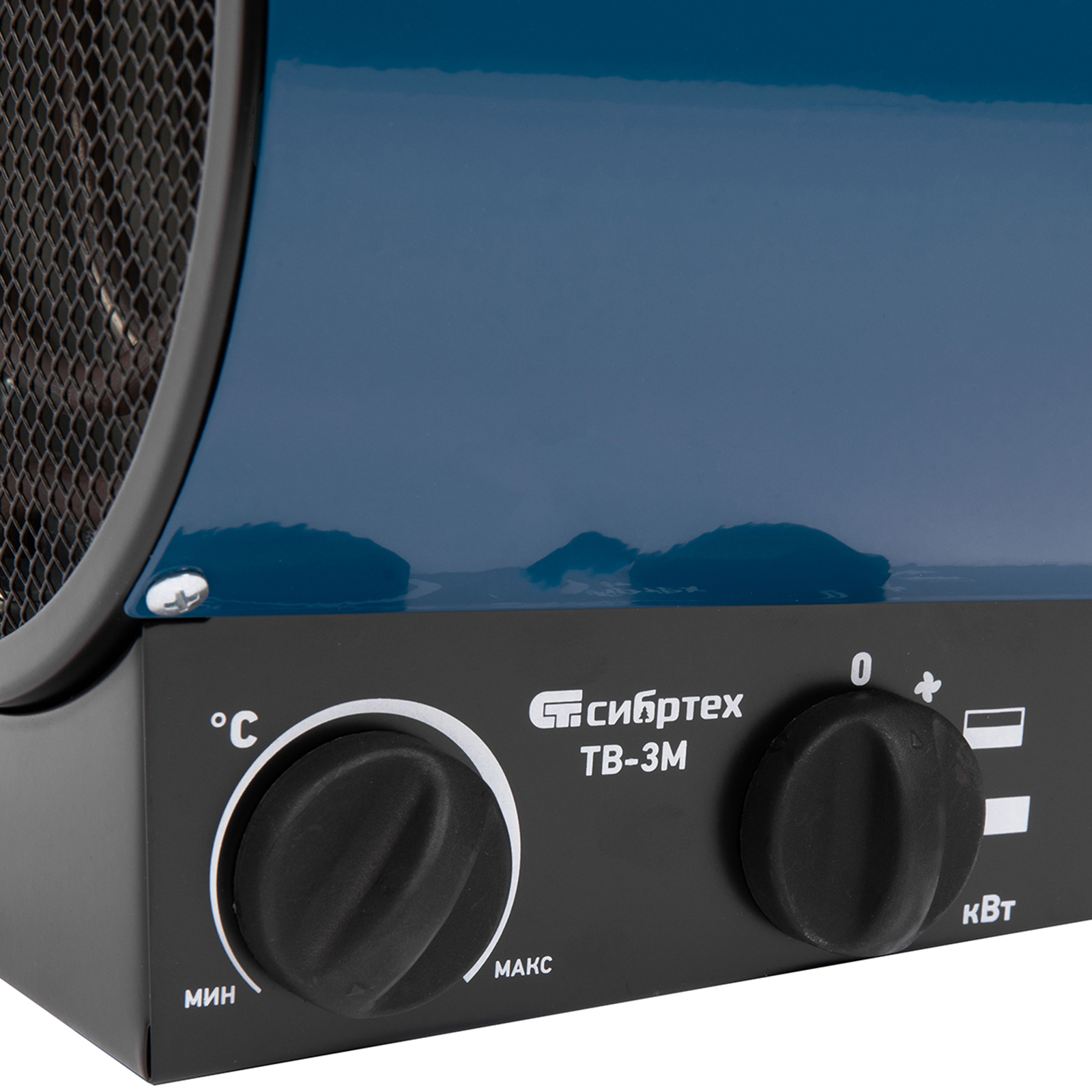 Тепловая пушка ТВ-3М (тепловентилятор) 230 В, 3 режима: вентилятор/1500 Вт /3000 Вт Сибртех