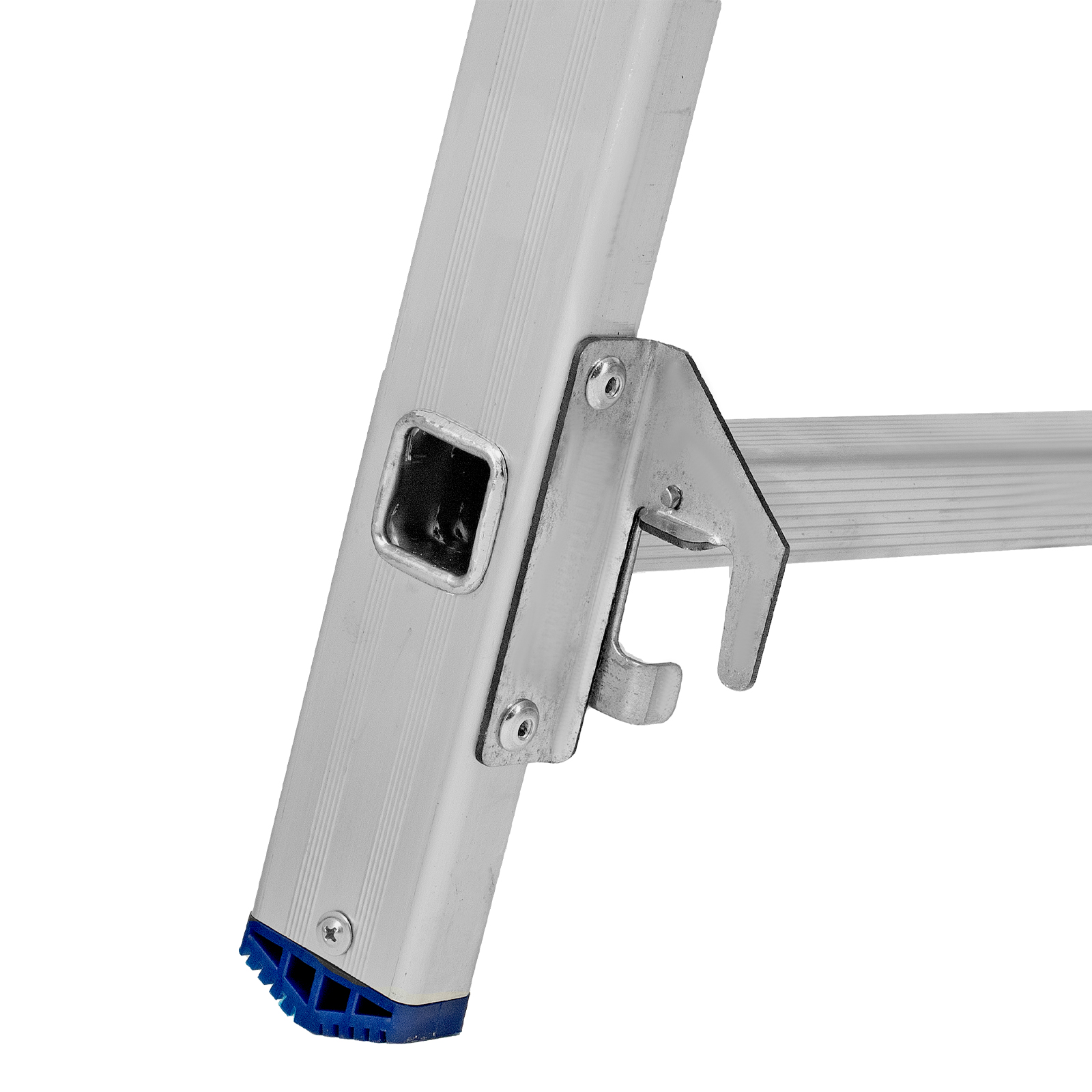 Лестница, 2 х 8 ступеней, алюминиевая, двухсекционная, Сибртех