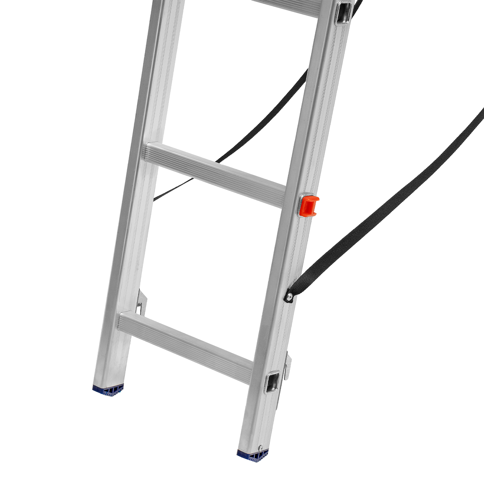 Лестница, 2 х 10 ступеней, алюминиевая, двухсекционная, Сибртех