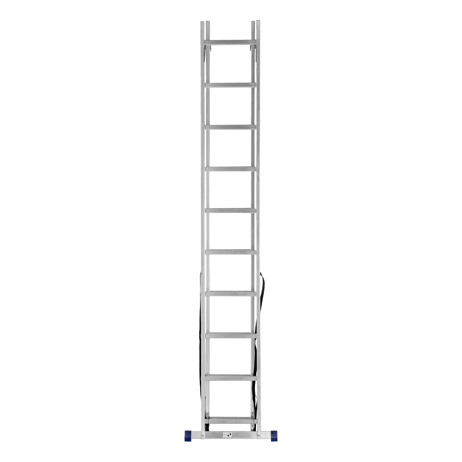 Лестница, 2 х 10 ступеней, алюминиевая, двухсекционная, Сибртех