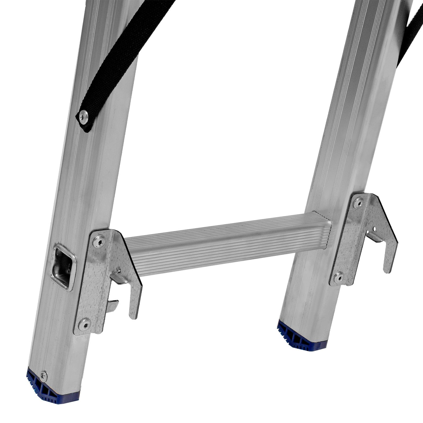 Лестница, 2 х 10 ступеней, алюминиевая, двухсекционная, Сибртех