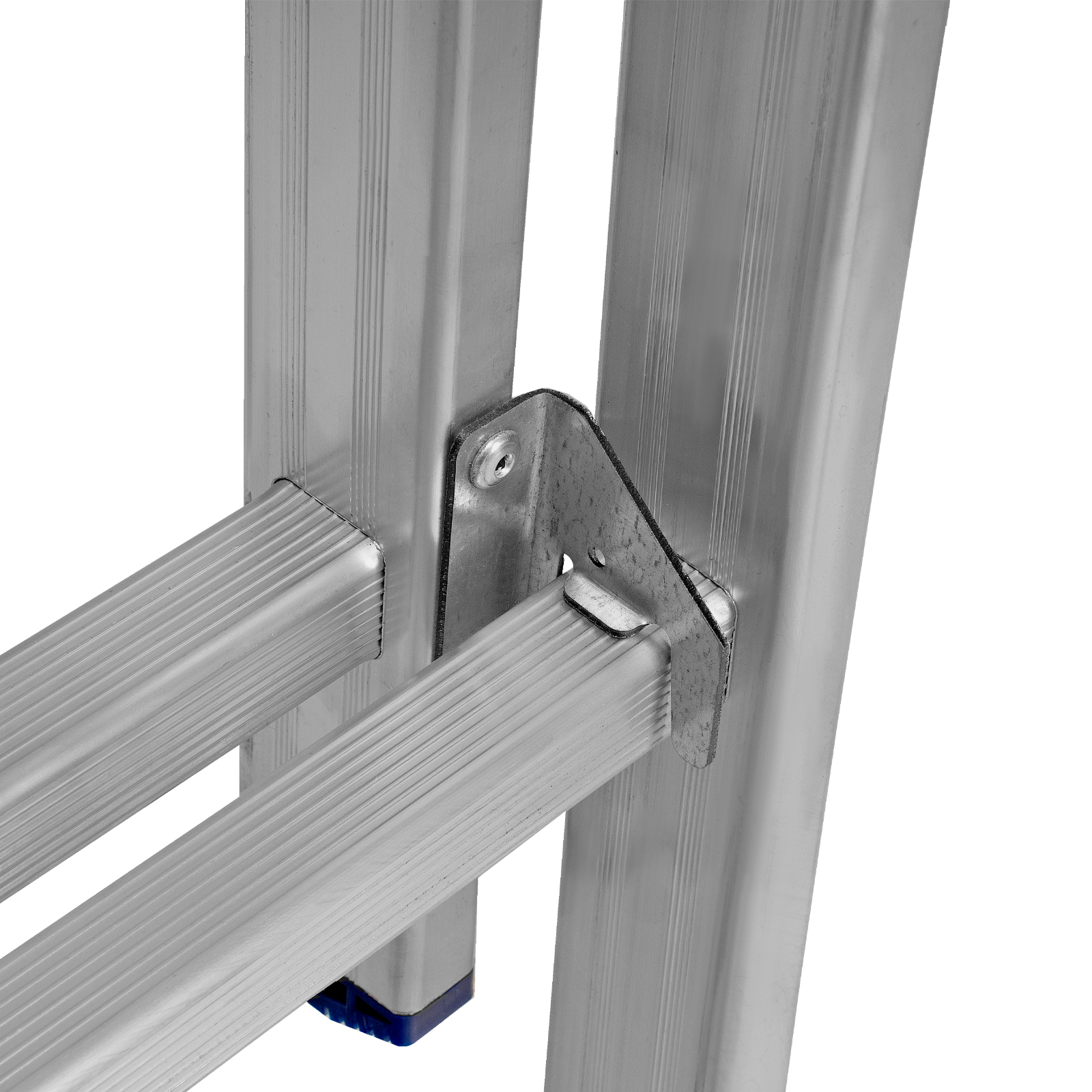 Лестница, 2 х 10 ступеней, алюминиевая, двухсекционная, Сибртех