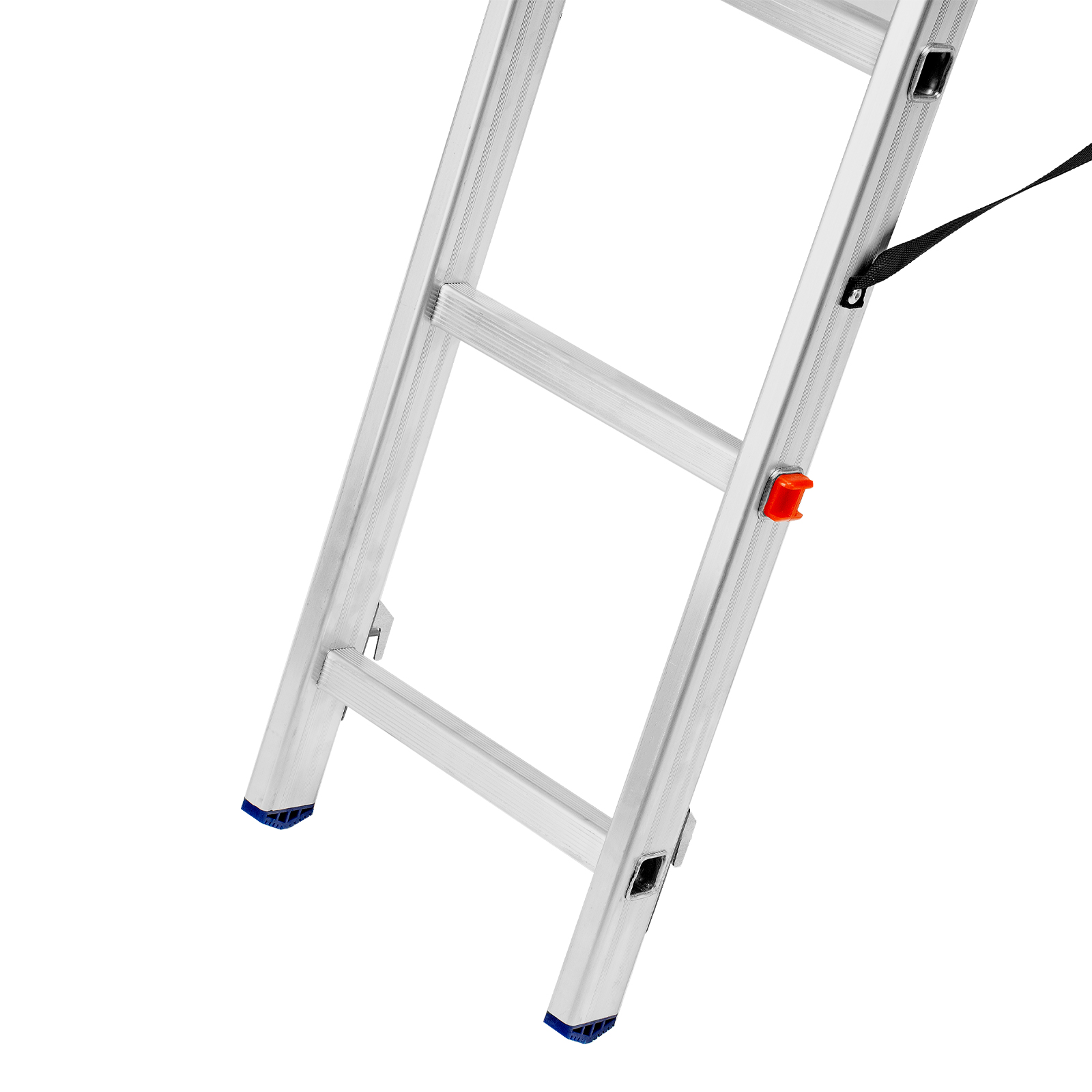 Лестница, 2 х 11 ступеней, алюминиевая, двухсекционная, Сибртех