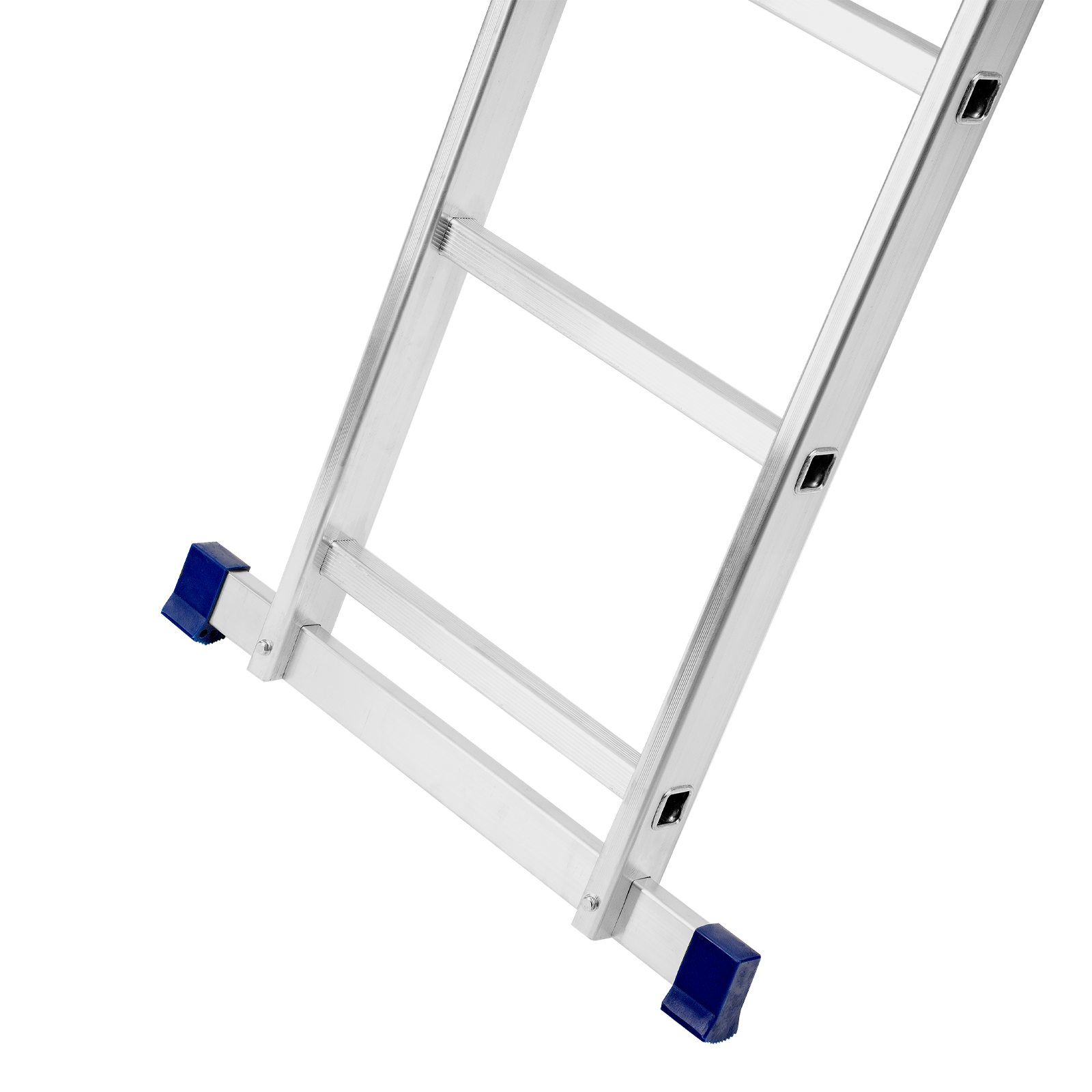 Лестница, 2 х 11 ступеней, алюминиевая, двухсекционная, Сибртех