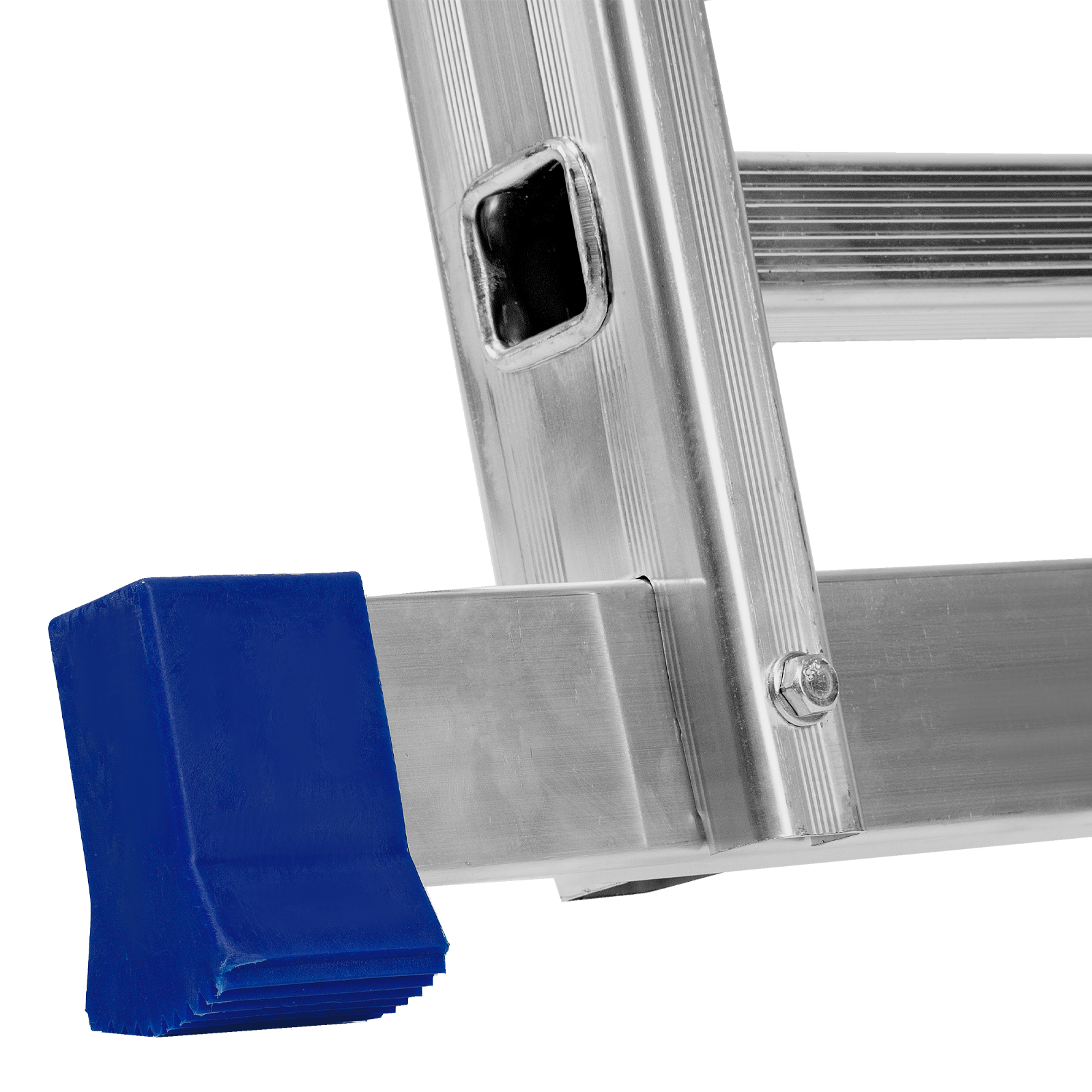 Лестница, 2 х 11 ступеней, алюминиевая, двухсекционная, Сибртех