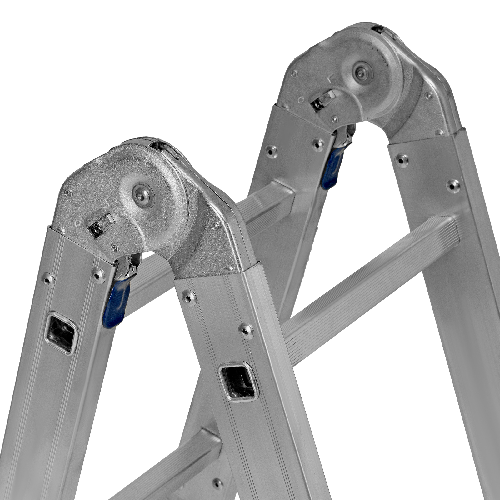 Лестница шарнирная алюминиевая, 4 х 3 ступени, Сибртех