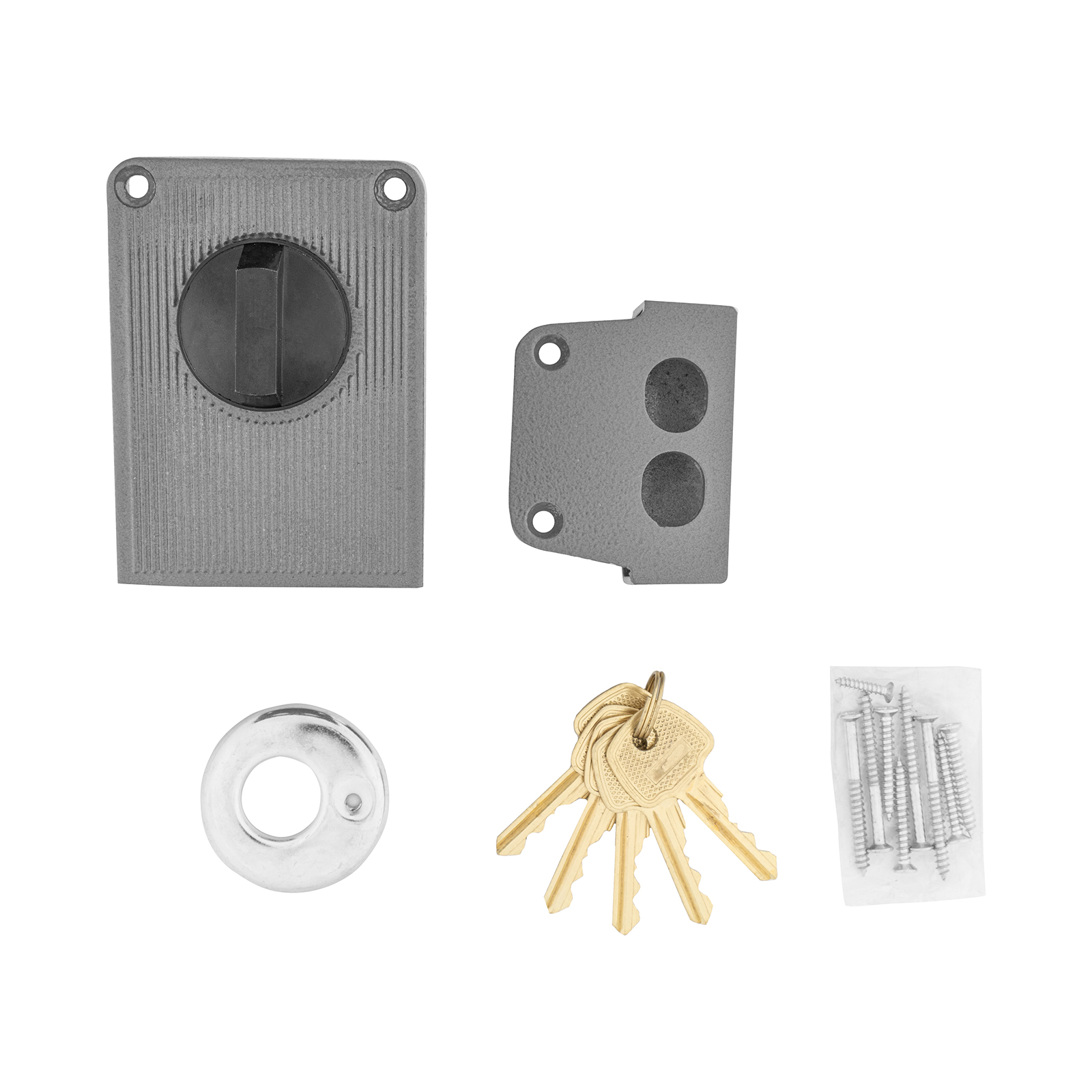 Замок накладной ЗН-5, цилиндровый Сибртех