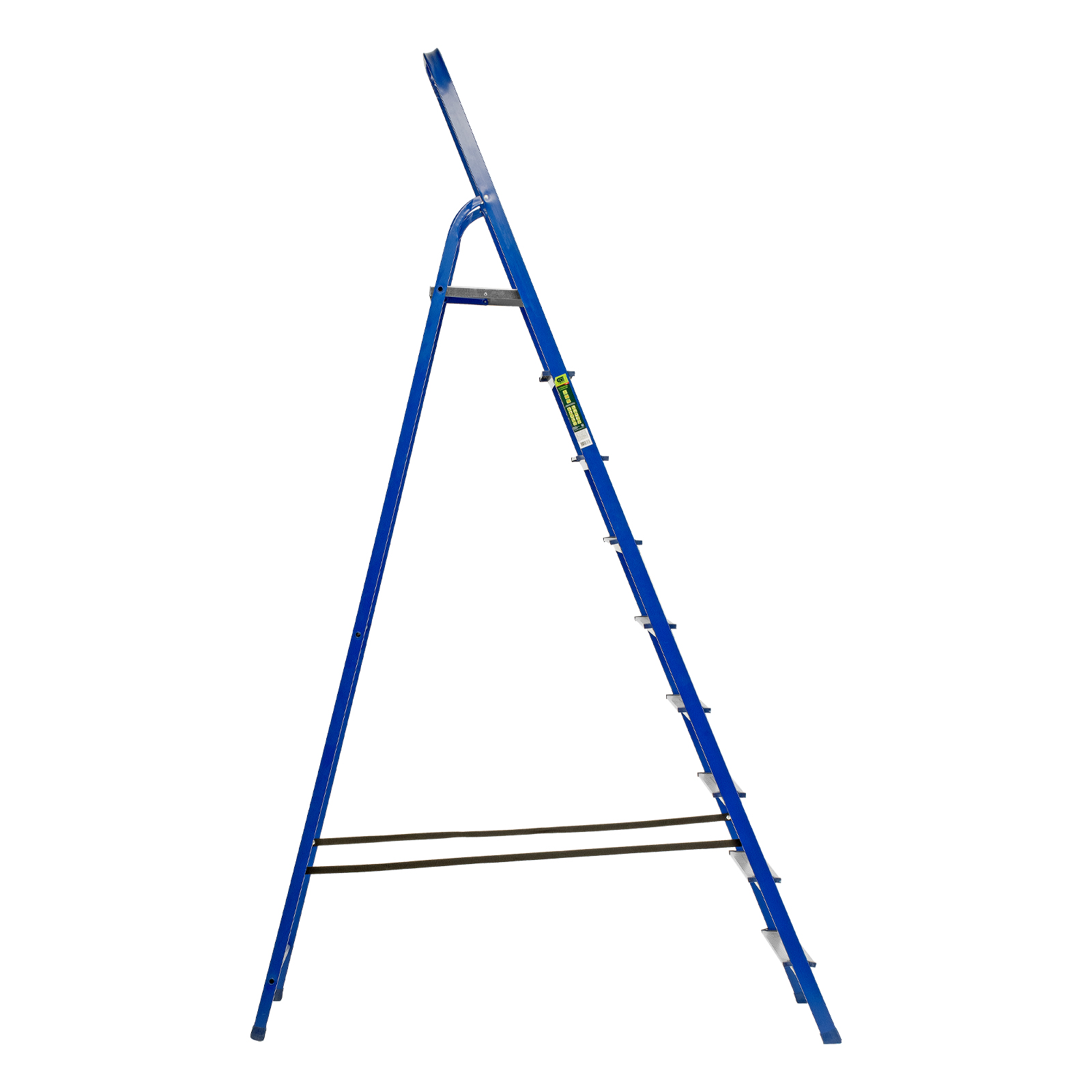 Стремянка, 9 ступеней, стальной профиль, алюминиевые ступени Сибртех