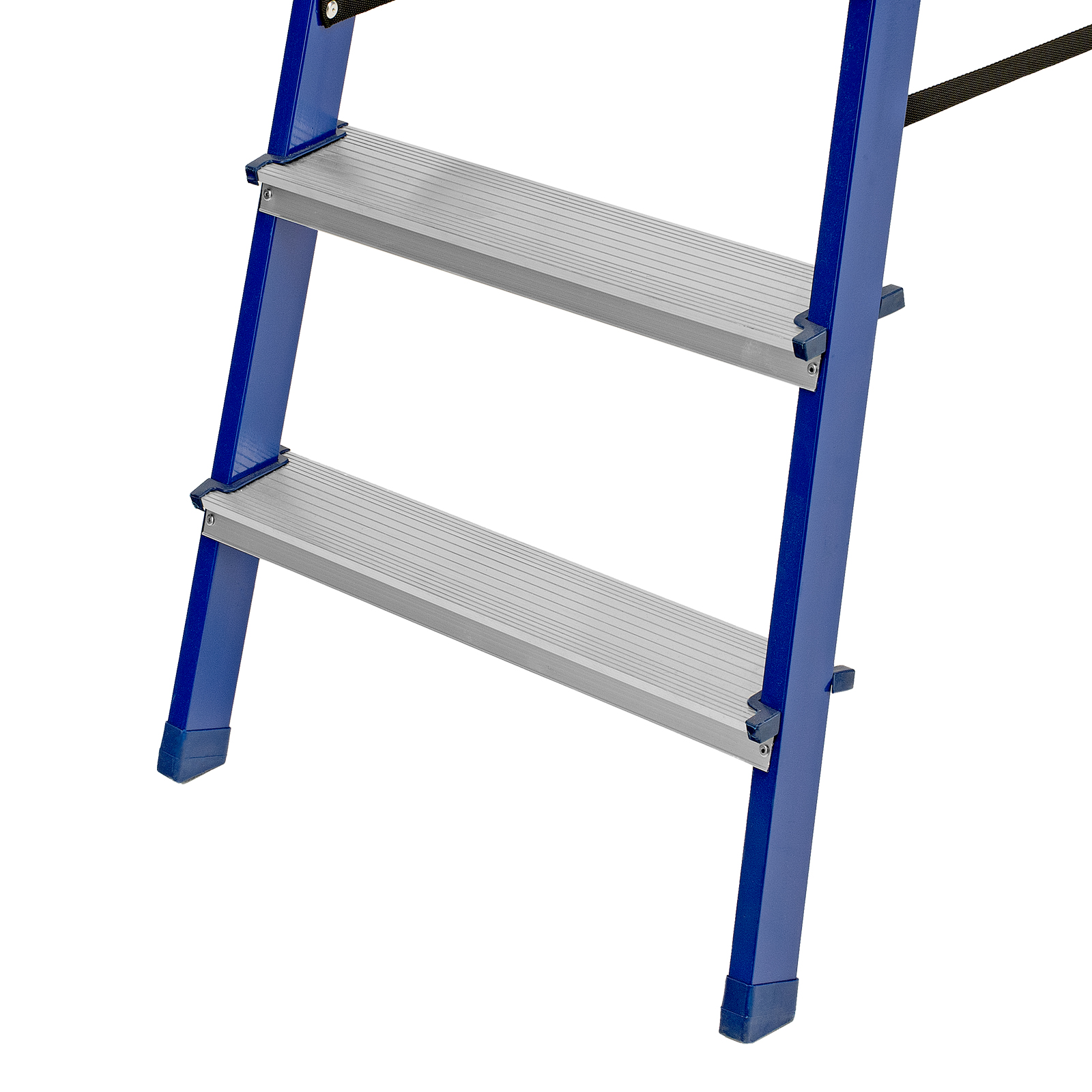 Стремянка, 9 ступеней, стальной профиль, алюминиевые ступени Сибртех