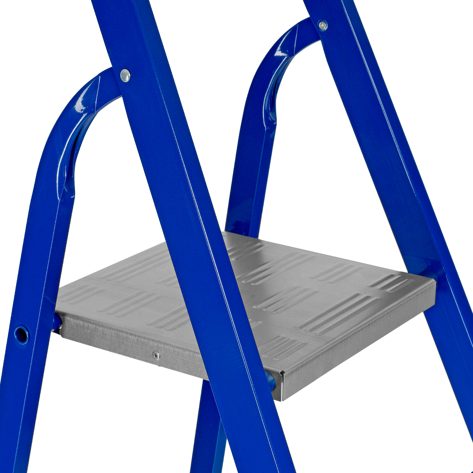 Стремянка, 10 ступеней, стальной профиль, алюминиевые ступени Сибртех