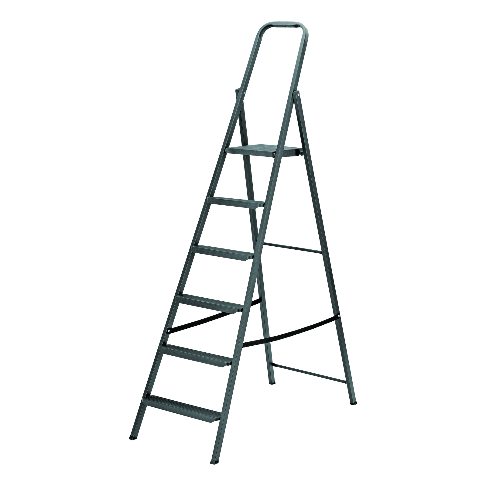 Стремянка 6 ступеней, компактная, стальная Сибртех