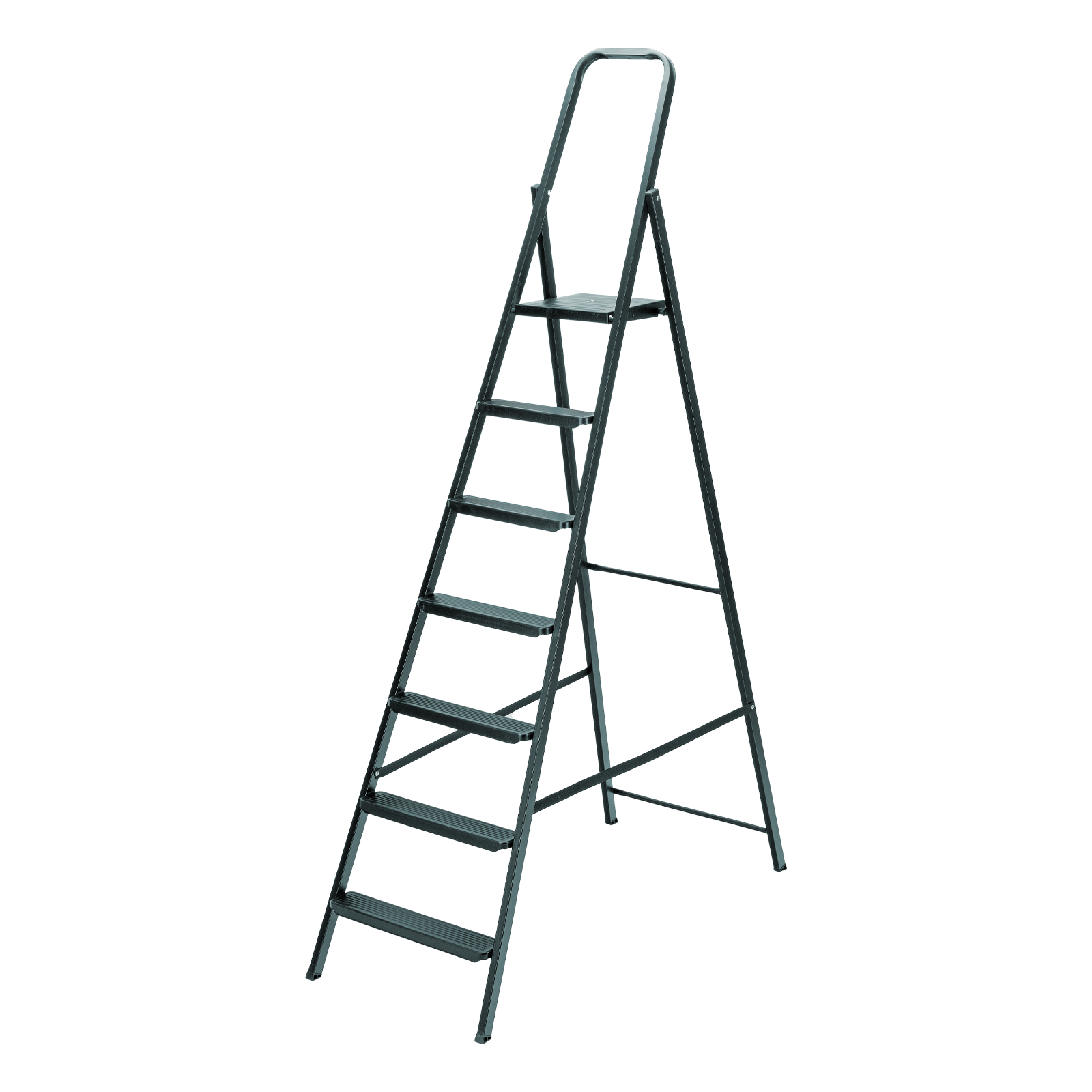 Стремянка 7 ступеней, компактная, стальная Сибртех